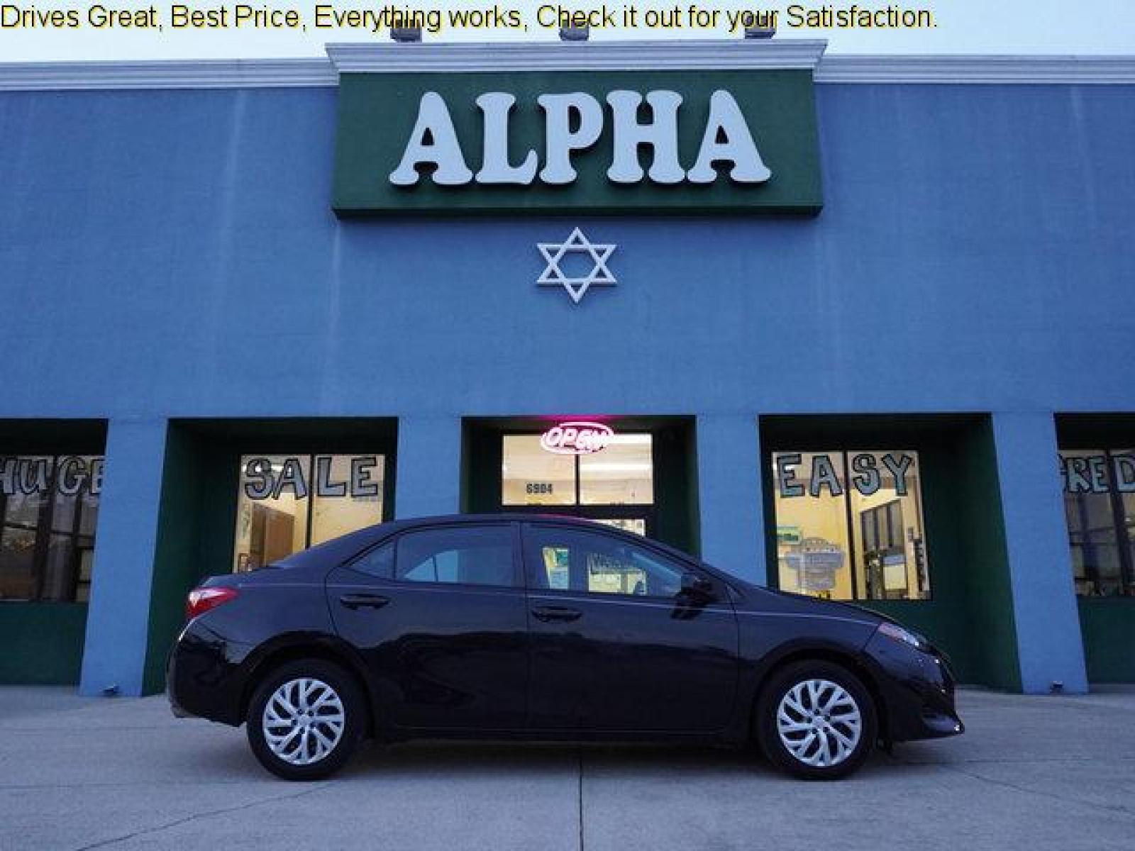 2019 Black Toyota Corolla (2T1BURHE6KC) with an 1.8L 4 Cyl engine, Automatic CVT transmission, located at 6904 Johnston St., Lafayette, LA, 70503, (337) 988-1960, 30.143589, -92.100601 - Nice car - gas saver. Well kept but has previous Uni / body structrual damage that was fixed prior to us having it for sale. It is a cash only sale price or you would go to your own bank and bring us the check for it. Prices are subject to change as improvements done by the service dept. Prices are - Photo #0