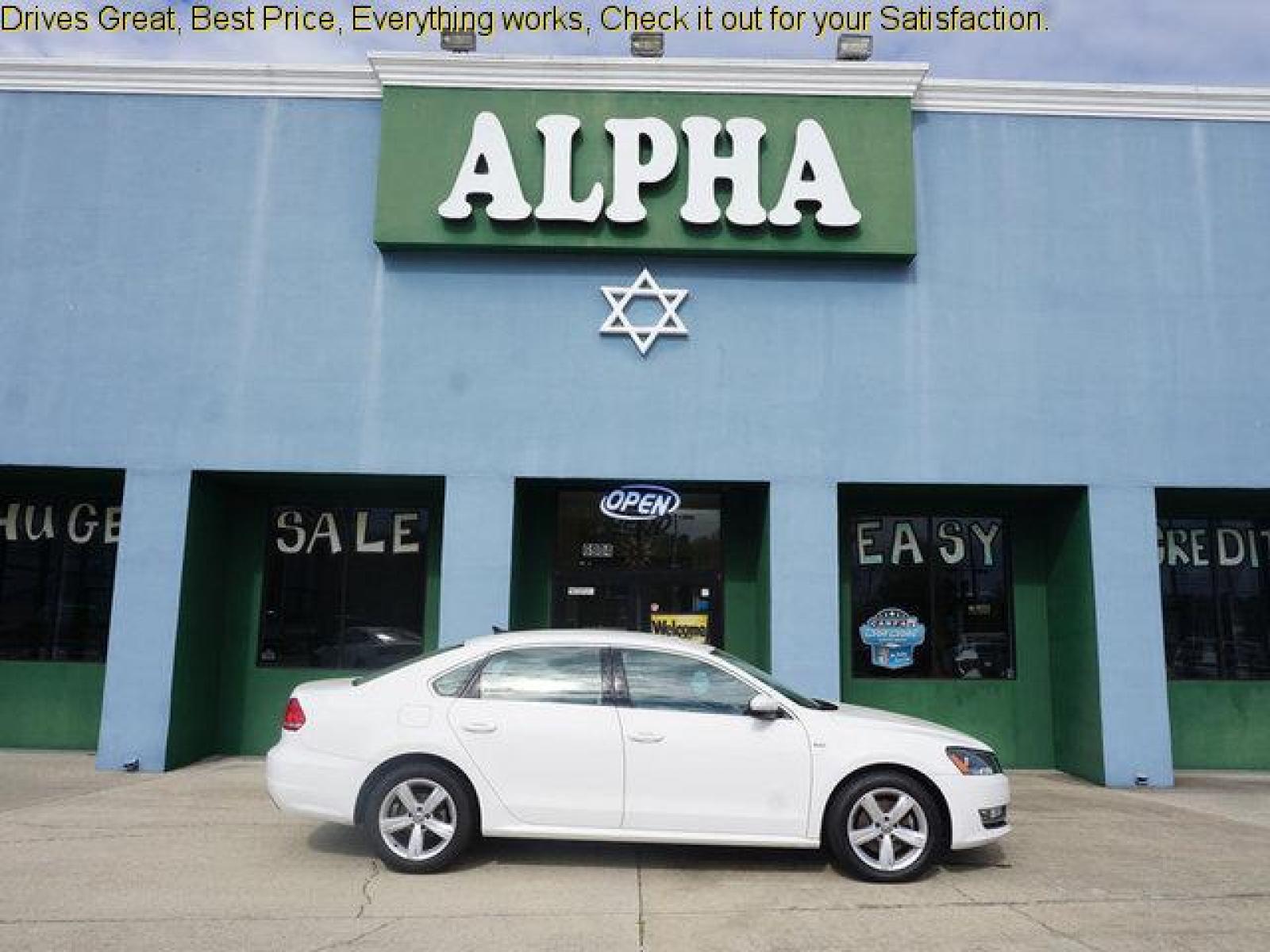 2015 White Volkswagen Passat (1VWAT7A32FC) with an 1.8L 4Cyl Turbo engine, Automatic transmission, located at 6904 Johnston St., Lafayette, LA, 70503, (337) 988-1960, 30.143589, -92.100601 - Prices are subject to change as improvements done by the service dept. Prices are for Cash sales only, Plus TTL. This Vehicle is Serviced well and Warranties Available too. Easy Financing. Drives Great and everything works. Price subject to change as improvements done by the service dept. Easy CR - Photo #0
