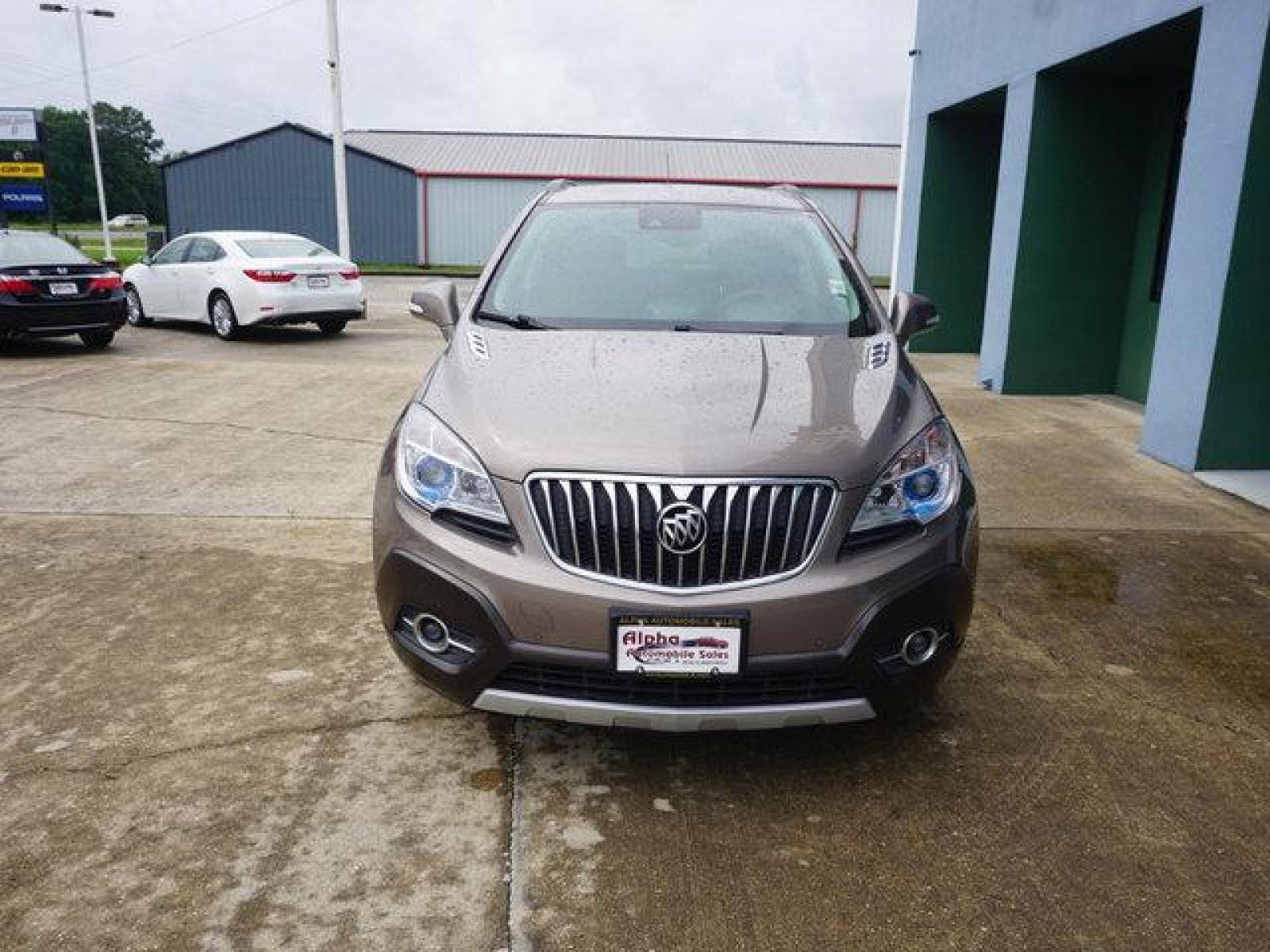 2014 Brown Buick Encore (KL4CJDSB3EB) with an 1.4L I4 Turbo engine, Automatic transmission, located at 6904 Johnston St., Lafayette, LA, 70503, (337) 988-1960, 30.143589, -92.100601 - Prices are subject to change as improvements done by the service dept. Prices are for Cash sales only, Plus TTL. This Vehicle is Serviced well and Warranties Available too. Easy Financing. Drives Great and everything works. Price subject to change as improvements done by the service dept. Easy CR - Photo #2