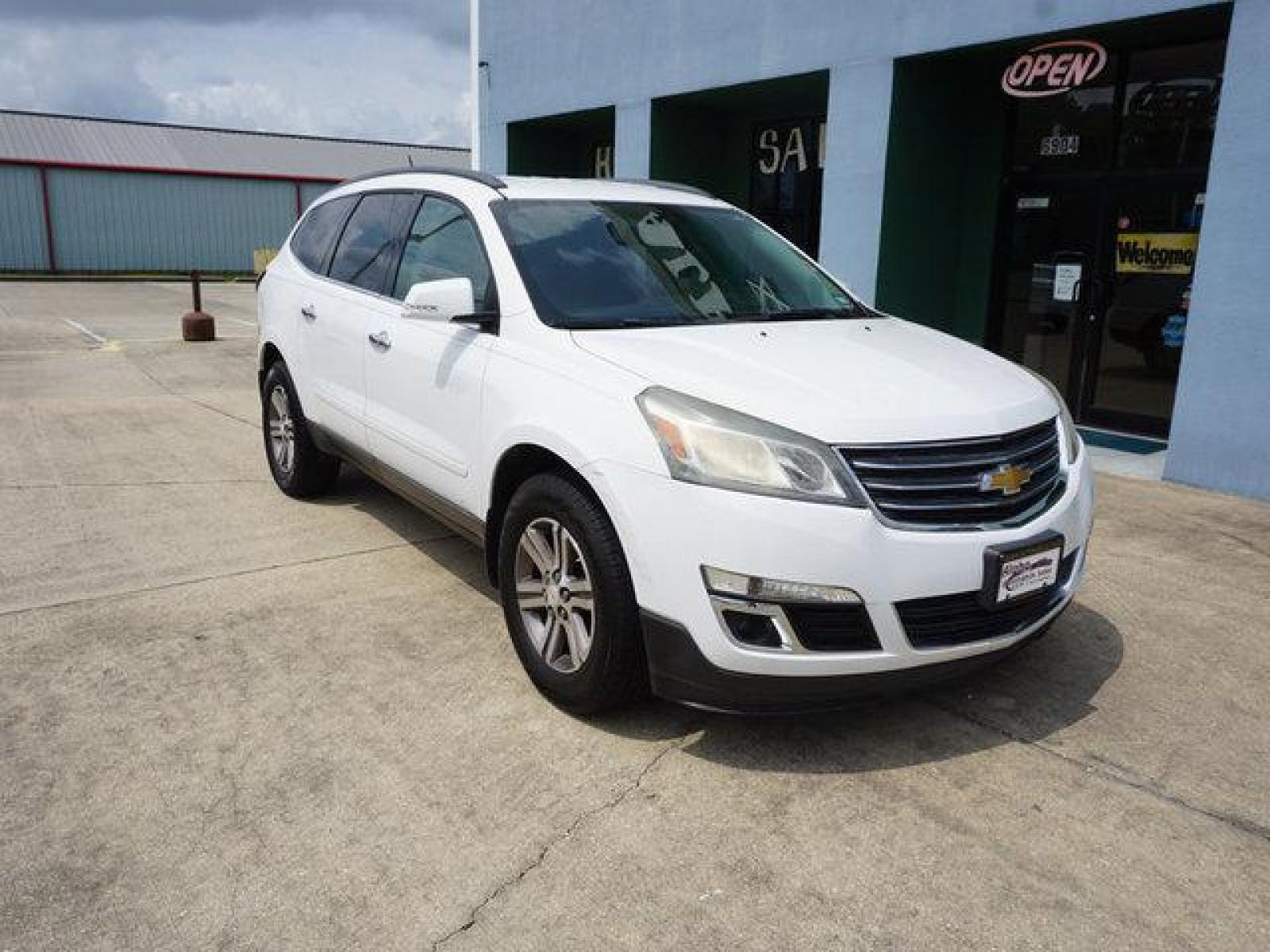 2016 White Chevrolet Traverse (1GNKRGKD1GJ) with an 3.6L V6 engine, Automatic transmission, located at 6904 Johnston St., Lafayette, LA, 70503, (337) 988-1960, 30.143589, -92.100601 - Prices are subject to change as improvements done by the service dept. Prices are for Cash sales only, Plus TTL. This Vehicle is Serviced well and Warranties Available too. Easy Financing. Drives Great and everything works. Price subject to change as improvements done by the service dept. Easy CR - Photo #1