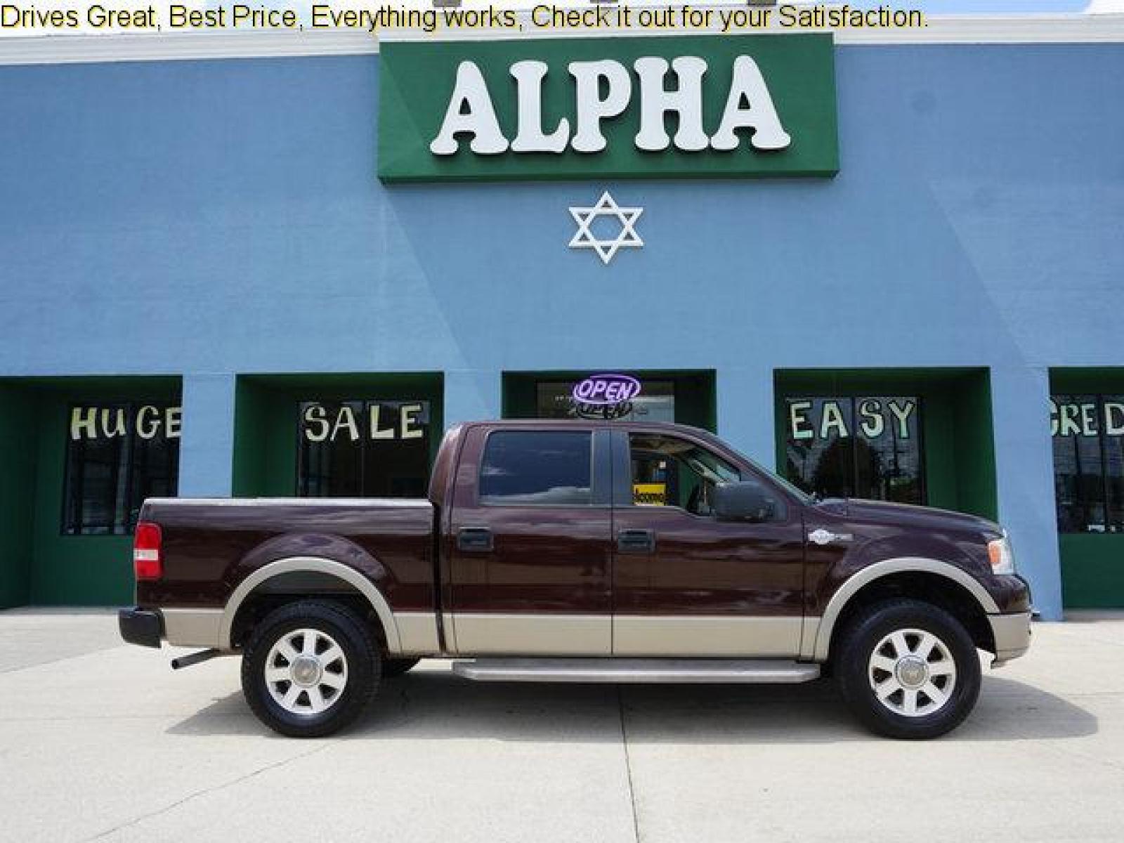 2005 Dark Copper Metallic Ford F-150 (1FTPW12595K) with an 5.4L 8 Cyl engine, 4 Spd Automatic transmission, located at 6904 Johnston St., Lafayette, LA, 70503, (337) 988-1960, 30.143589, -92.100601 - Drives great. Brand new Engine and Transmission with less than 240 miles and New paint job. Drives like a charm. Nothing to worry about. A Truck that will give you many years to come. If you maintain it. Prices are subject to change as improvements done by the service dept. Prices are for Cash sale - Photo #0