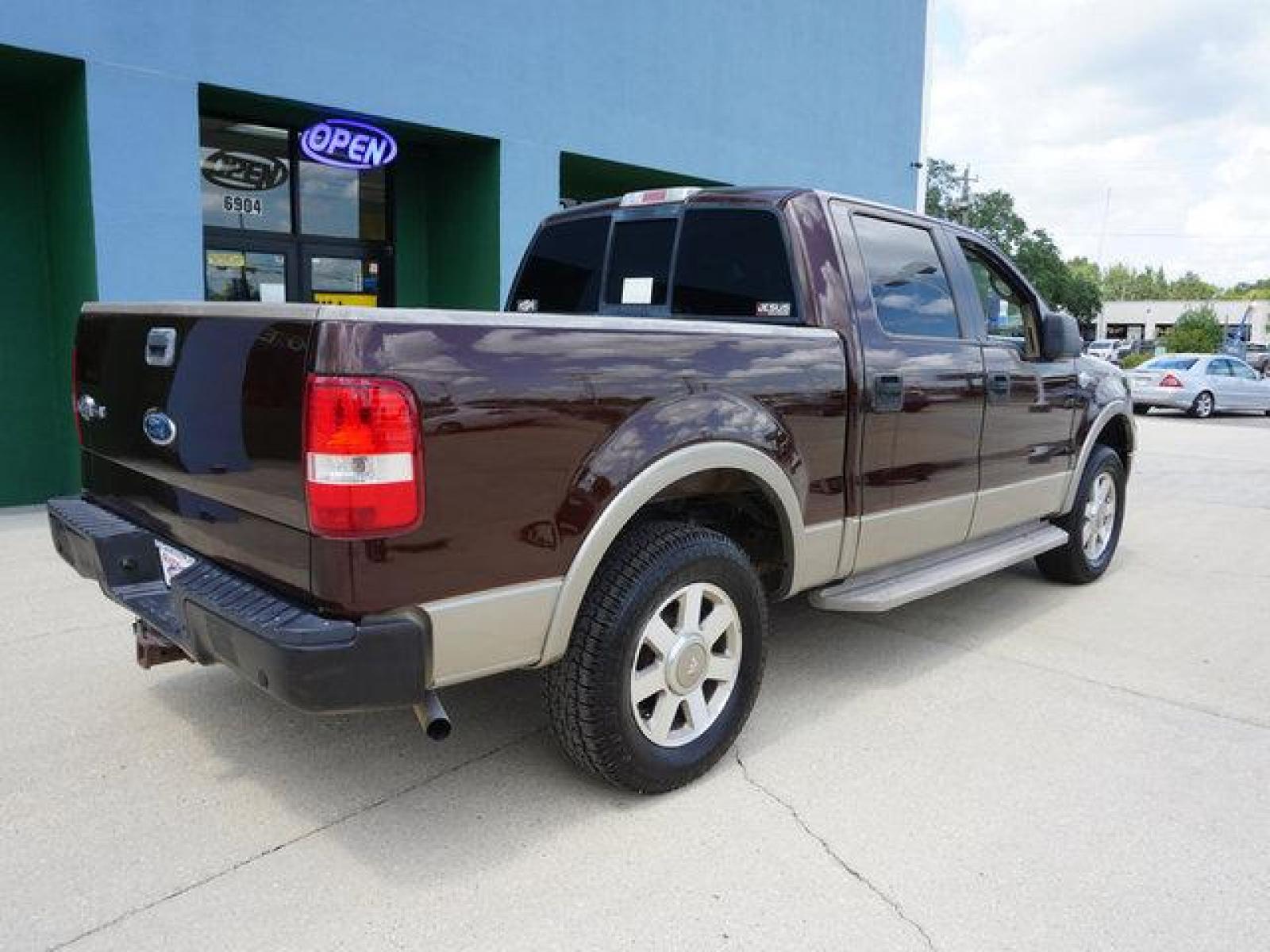 2005 Dark Copper Metallic Ford F-150 (1FTPW12595K) with an 5.4L 8 Cyl engine, 4 Spd Automatic transmission, located at 6904 Johnston St., Lafayette, LA, 70503, (337) 988-1960, 30.143589, -92.100601 - Drives great. Brand new Engine and Transmission with less than 240 miles and New paint job. Drives like a charm. Nothing to worry about. A Truck that will give you many years to come. If you maintain it. Prices are subject to change as improvements done by the service dept. Prices are for Cash sale - Photo #7
