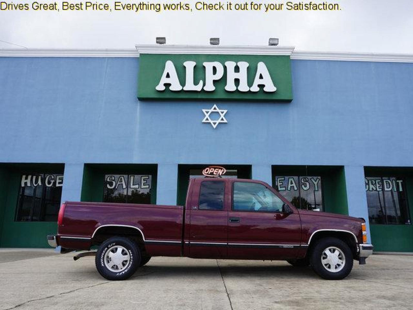 1999 Red Chevrolet C1500 (1GCEC19R4XR) with an 5.7L V8 engine, 4 Spd Automatic transmission, located at 6904 Johnston St., Lafayette, LA, 70503, (337) 988-1960, 30.143589, -92.100601 - N/A. AC works, Runs and pulls good. May need a tune up. Its a money making Truck, use it for lawn, pulling, Painting, hauling, construction work and many other things for a start up business man. Has a small dent on the drivers door. Prices are subject to change as improvements done by the servi - Photo #0