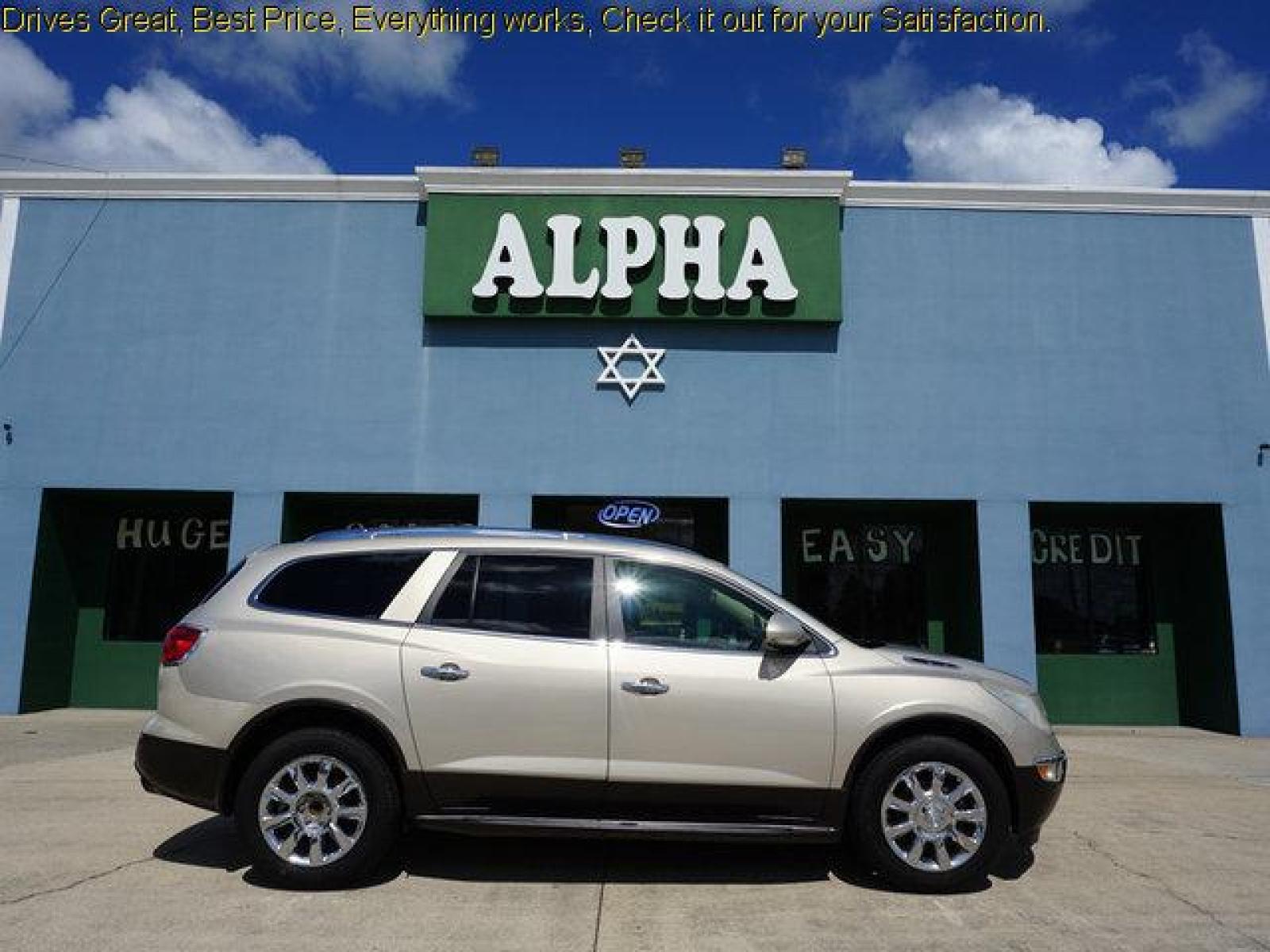 2011 Gold Buick Enclave (5GAKRCED5BJ) with an 3.6L V6 engine, Automatic transmission, located at 6904 Johnston St., Lafayette, LA, 70503, (337) 988-1960, 30.143589, -92.100601 - well kept, drives great, fully serviced. Prices are subject to change as improvements done by the service dept. Prices are for Cash sales only, Plus TTL. This Vehicle is Serviced well and Warranties Available too. Easy Financing. Drives Great and everything works. Price subject to change as impr - Photo #0