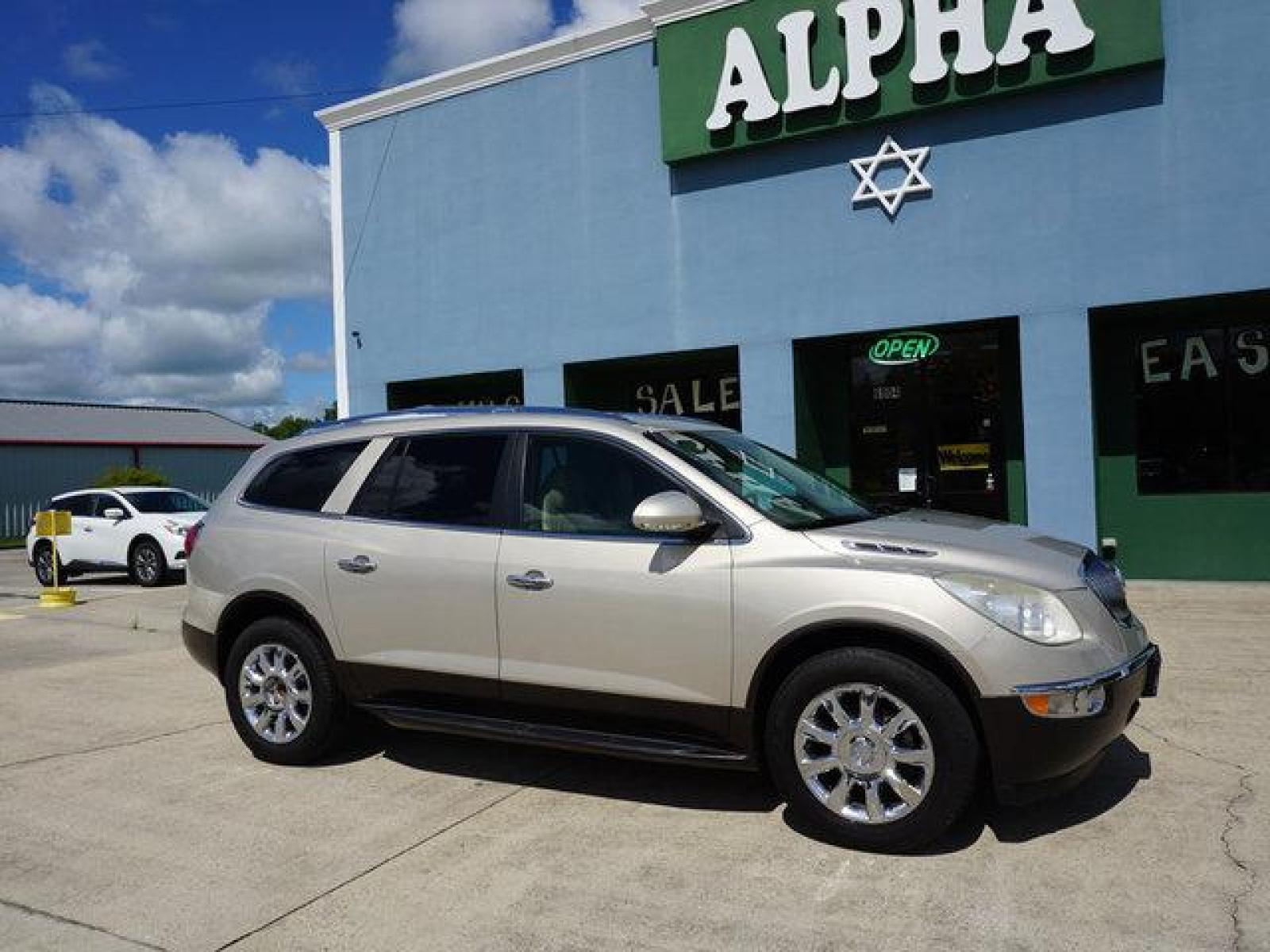 2011 Gold Buick Enclave (5GAKRCED5BJ) with an 3.6L V6 engine, Automatic transmission, located at 6904 Johnston St., Lafayette, LA, 70503, (337) 988-1960, 30.143589, -92.100601 - well kept, drives great, fully serviced. Prices are subject to change as improvements done by the service dept. Prices are for Cash sales only, Plus TTL. This Vehicle is Serviced well and Warranties Available too. Easy Financing. Drives Great and everything works. Price subject to change as impr - Photo #1