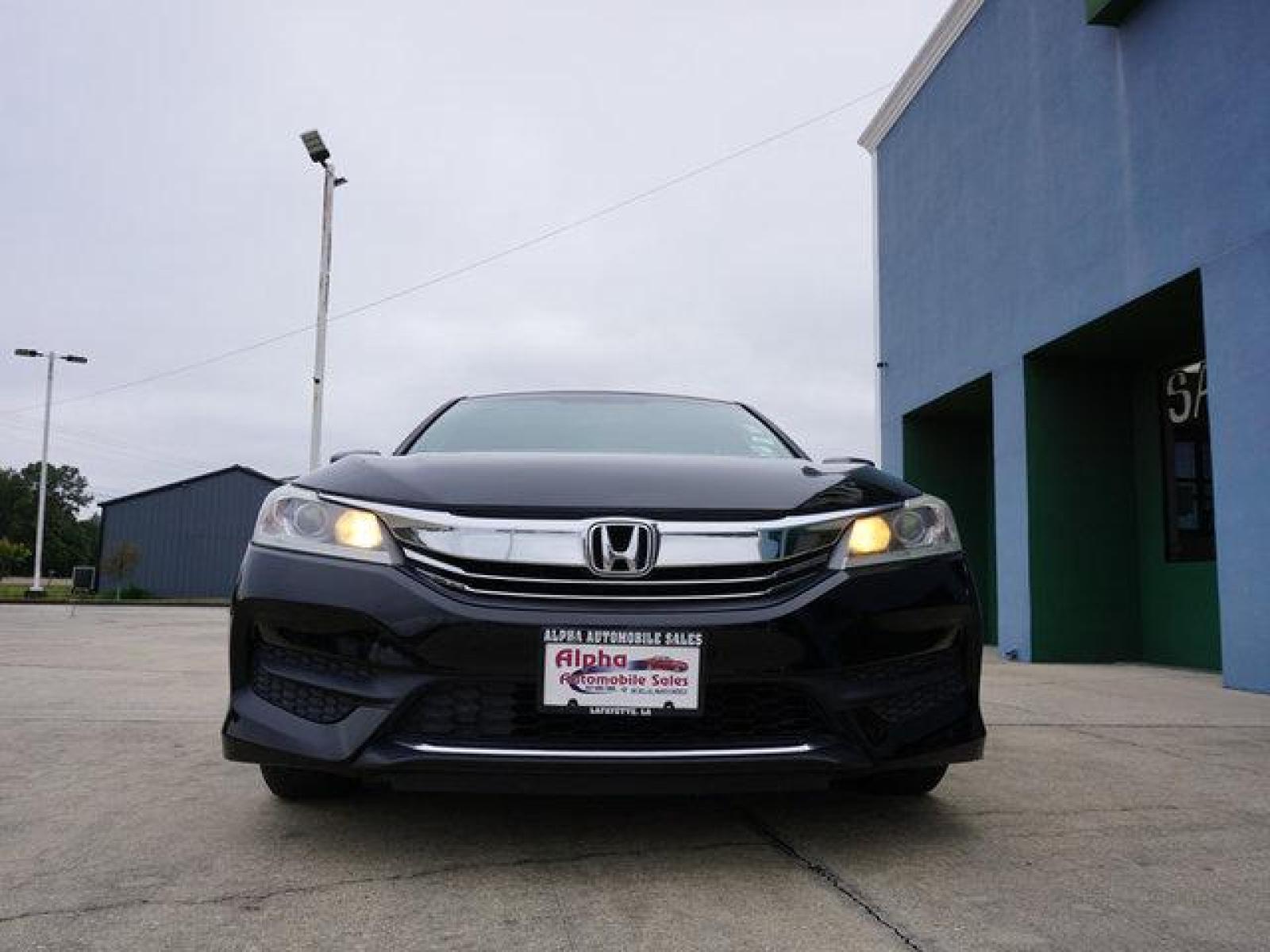 2017 Black Honda Accord (1HGCR2F36HA) with an 2.4L 4Cyl engine, Automatic CVT transmission, located at 6904 Johnston St., Lafayette, LA, 70503, (337) 988-1960, 30.143589, -92.100601 - Prices are subject to change as improvements done by the service dept. Prices are for Cash sales only, Plus TTL. This Vehicle is Serviced well and Warranties Available too. Easy Financing. Drives Great and everything works. Price subject to change as improvements done by the service dept. Easy CR - Photo #2