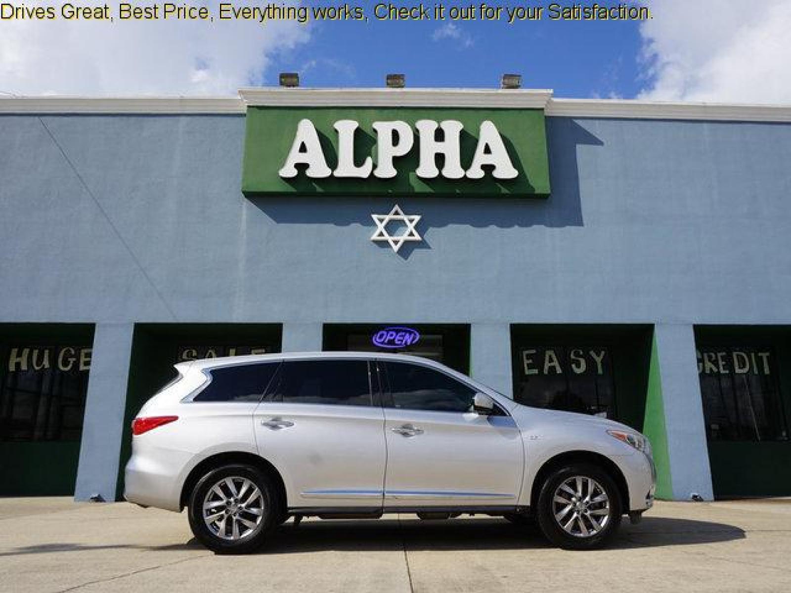 2014 Silver INFINITI QX60 (5N1AL0MN2EC) with an 3.5L V6 engine, Automatic transmission, located at 6904 Johnston St., Lafayette, LA, 70503, (337) 988-1960, 30.143589, -92.100601 - Prices are subject to change as improvements done by the service dept. Prices are for Cash sales only, Plus TTL. This Vehicle is Serviced well and Warranties Available too. Easy Financing. Drives Great and everything works. Price subject to change as improvements done by the service dept. Easy CR - Photo #0