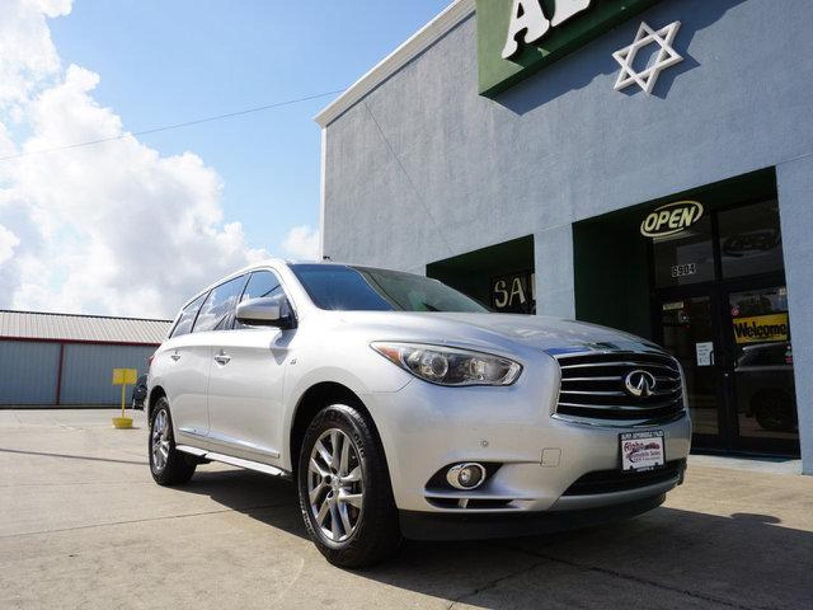 2014 Silver INFINITI QX60 (5N1AL0MN2EC) with an 3.5L V6 engine, Automatic transmission, located at 6904 Johnston St., Lafayette, LA, 70503, (337) 988-1960, 30.143589, -92.100601 - Prices are subject to change as improvements done by the service dept. Prices are for Cash sales only, Plus TTL. This Vehicle is Serviced well and Warranties Available too. Easy Financing. Drives Great and everything works. Price subject to change as improvements done by the service dept. Easy CR - Photo #1