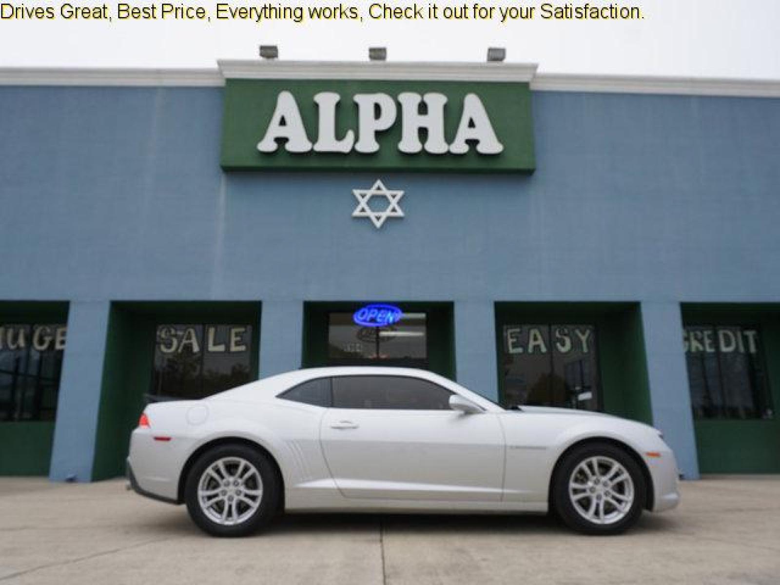 2015 Silver Chevrolet Camaro (2G1FB1E34F9) with an 3.6L V6 engine, 6 Spd Automatic transmission, located at 6904 Johnston St., Lafayette, LA, 70503, (337) 988-1960, 30.143589, -92.100601 - Prices are subject to change as improvements done by the service dept. Prices are for Cash sales only, Plus TTL. This Vehicle is Serviced well and Warranties Available too. Easy Financing. Drives Great and everything works. Price subject to change as improvements done by the service dept. Easy CR - Photo #0