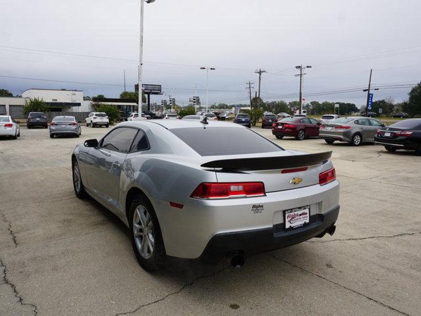 2015 Silver Chevrolet Camaro (2G1FB1E34F9) with an 3.6L V6 engine, 6 Spd Automatic transmission, located at 6904 Johnston St., Lafayette, LA, 70503, (337) 988-1960, 30.143589, -92.100601 - Prices are subject to change as improvements done by the service dept. Prices are for Cash sales only, Plus TTL. This Vehicle is Serviced well and Warranties Available too. Easy Financing. Drives Great and everything works. Price subject to change as improvements done by the service dept. Easy CR - Photo #9