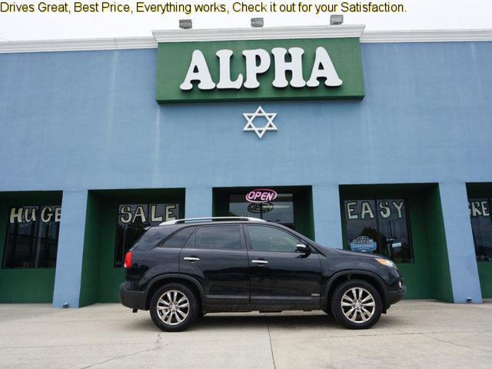 2011 Black Kia Sorento (5XYKUDA29BG) with an 3.5L V6 engine, Automatic transmission, located at 6904 Johnston St., Lafayette, LA, 70503, (337) 988-1960, 30.143589, -92.100601 - Prices are subject to change as improvements done by the service dept. Prices are for Cash sales only, Plus TTL. This Vehicle is Serviced well and Warranties Available too. Easy Financing. Drives Great and everything works. Price subject to change as improvements done by the service dept. Easy CR - Photo #0