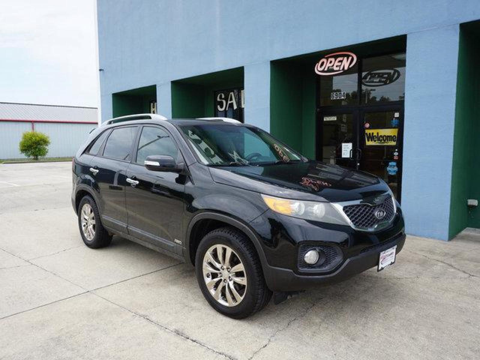 2011 Black Kia Sorento (5XYKUDA29BG) with an 3.5L V6 engine, Automatic transmission, located at 6904 Johnston St., Lafayette, LA, 70503, (337) 988-1960, 30.143589, -92.100601 - Prices are subject to change as improvements done by the service dept. Prices are for Cash sales only, Plus TTL. This Vehicle is Serviced well and Warranties Available too. Easy Financing. Drives Great and everything works. Price subject to change as improvements done by the service dept. Easy CR - Photo #2
