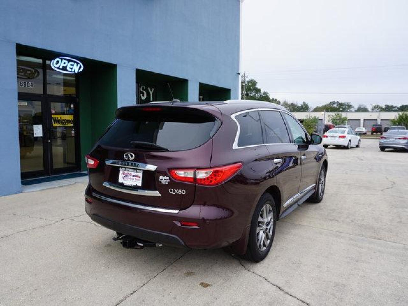 2015 Maroon INFINITI QX60 (5N1CL0MM4FC) with an 2.5L I4 Supercharged engine, Automatic transmission, located at 6904 Johnston St., Lafayette, LA, 70503, (337) 988-1960, 30.143589, -92.100601 - Prices are subject to change as improvements done by the service dept. Prices are for Cash sales only, Plus TTL. This Vehicle is Serviced well and Warranties Available too. Easy Financing. Drives Great and everything works. Price subject to change as improvements done by the service dept. Easy CR - Photo #11