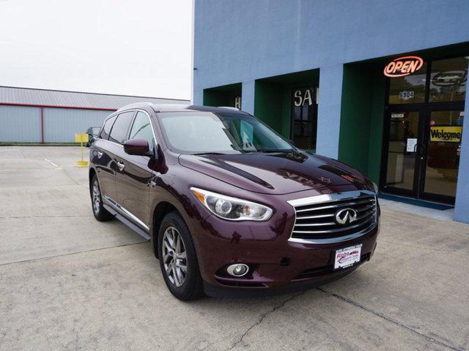 2015 Maroon INFINITI QX60 (5N1CL0MM4FC) with an 2.5L I4 Supercharged engine, Automatic transmission, located at 6904 Johnston St., Lafayette, LA, 70503, (337) 988-1960, 30.143589, -92.100601 - Prices are subject to change as improvements done by the service dept. Prices are for Cash sales only, Plus TTL. This Vehicle is Serviced well and Warranties Available too. Easy Financing. Drives Great and everything works. Price subject to change as improvements done by the service dept. Easy CR - Photo #2