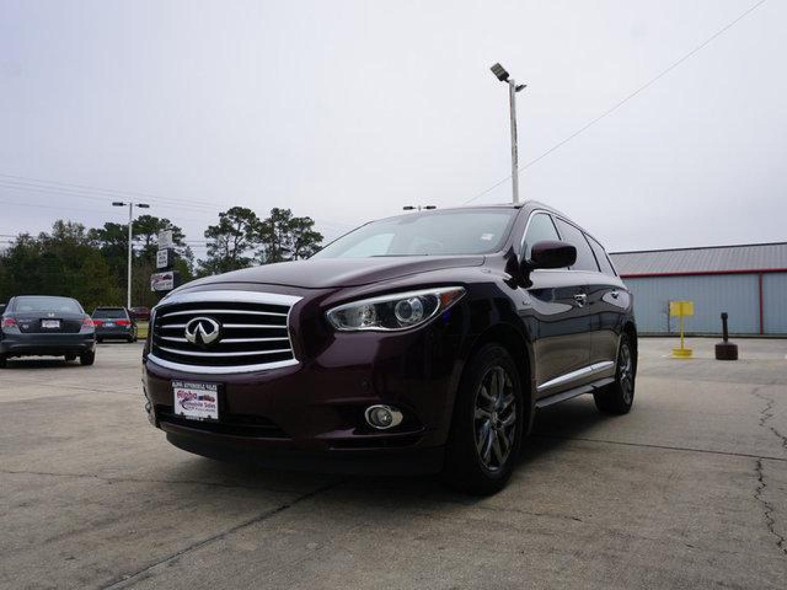 2015 Maroon INFINITI QX60 (5N1CL0MM4FC) with an 2.5L I4 Supercharged engine, Automatic transmission, located at 6904 Johnston St., Lafayette, LA, 70503, (337) 988-1960, 30.143589, -92.100601 - Prices are subject to change as improvements done by the service dept. Prices are for Cash sales only, Plus TTL. This Vehicle is Serviced well and Warranties Available too. Easy Financing. Drives Great and everything works. Price subject to change as improvements done by the service dept. Easy CR - Photo #5