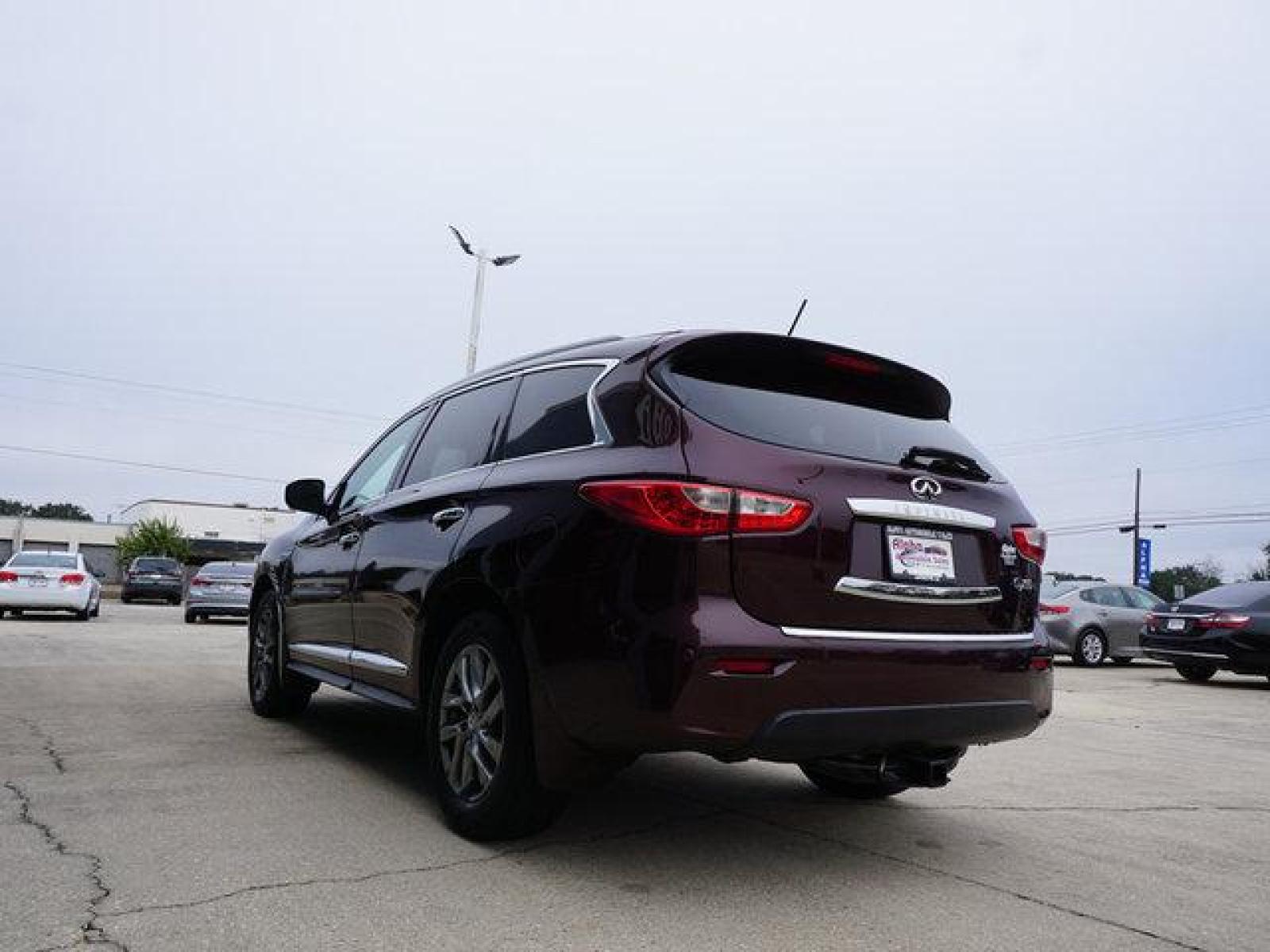 2015 Maroon INFINITI QX60 (5N1CL0MM4FC) with an 2.5L I4 Supercharged engine, Automatic transmission, located at 6904 Johnston St., Lafayette, LA, 70503, (337) 988-1960, 30.143589, -92.100601 - Prices are subject to change as improvements done by the service dept. Prices are for Cash sales only, Plus TTL. This Vehicle is Serviced well and Warranties Available too. Easy Financing. Drives Great and everything works. Price subject to change as improvements done by the service dept. Easy CR - Photo #7