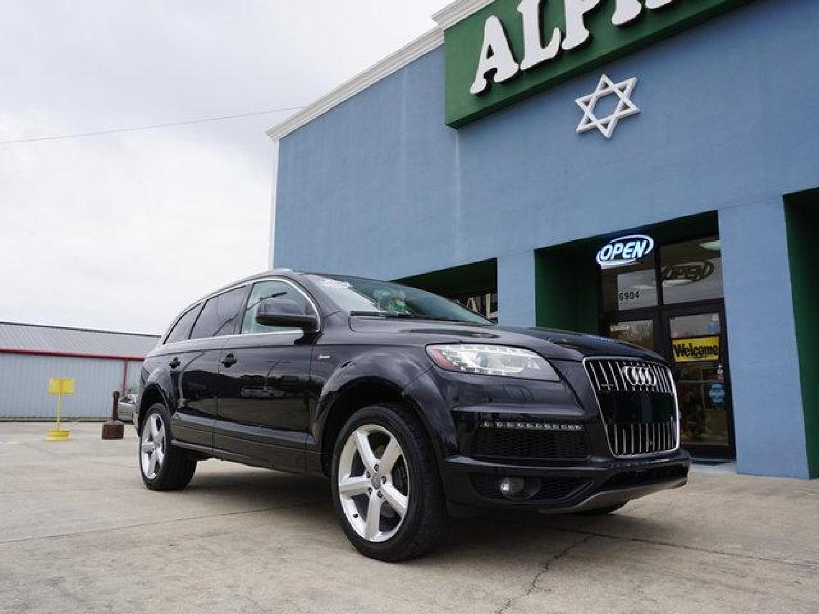 2015 Black Audi Q7 (WA1DGAFE1FD) with an 3.0L V6 Supercharged engine, Automatic transmission, located at 6904 Johnston St., Lafayette, LA, 70503, (337) 988-1960, 30.143589, -92.100601 - Prices are subject to change as improvements done by the service dept. Prices are for Cash sales only, Plus TTL. This Vehicle is Serviced well and Warranties Available too. Easy Financing. Drives Great and everything works. Price subject to change as improvements done by the service dept. Easy CR - Photo #1