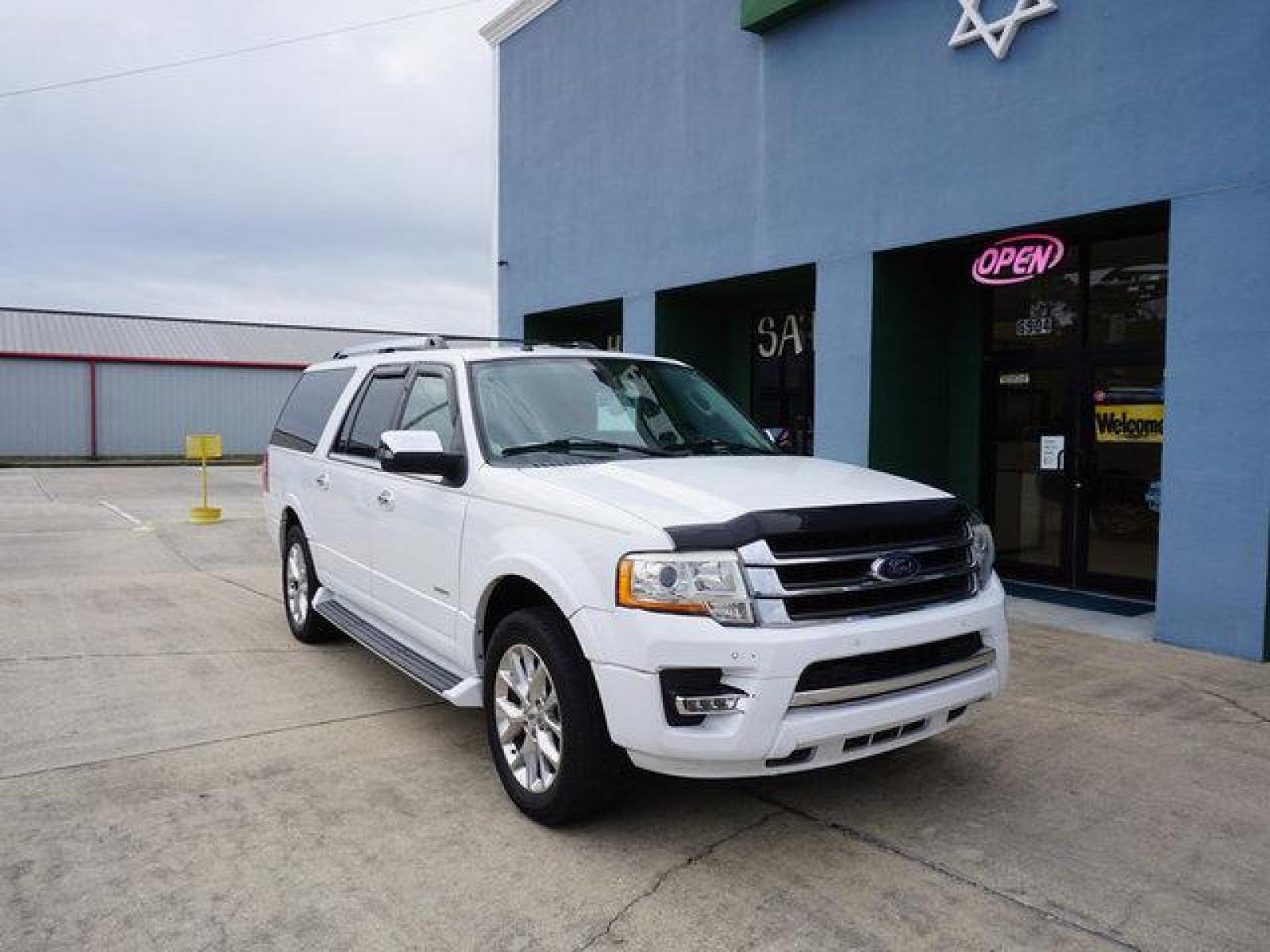 2016 White Ford Expedition EL (1FMJK1KT0GE) with an 3.5L V6 EcoBoost engine, Automatic transmission, located at 6904 Johnston St., Lafayette, LA, 70503, (337) 988-1960, 30.143589, -92.100601 - Prices are subject to change as improvements done by the service dept. Prices are for Cash sales only, Plus TTL. This Vehicle is Serviced well and Warranties Available too. Easy Financing. Drives Great and everything works. Price subject to change as improvements done by the service dept. Easy CR - Photo #2