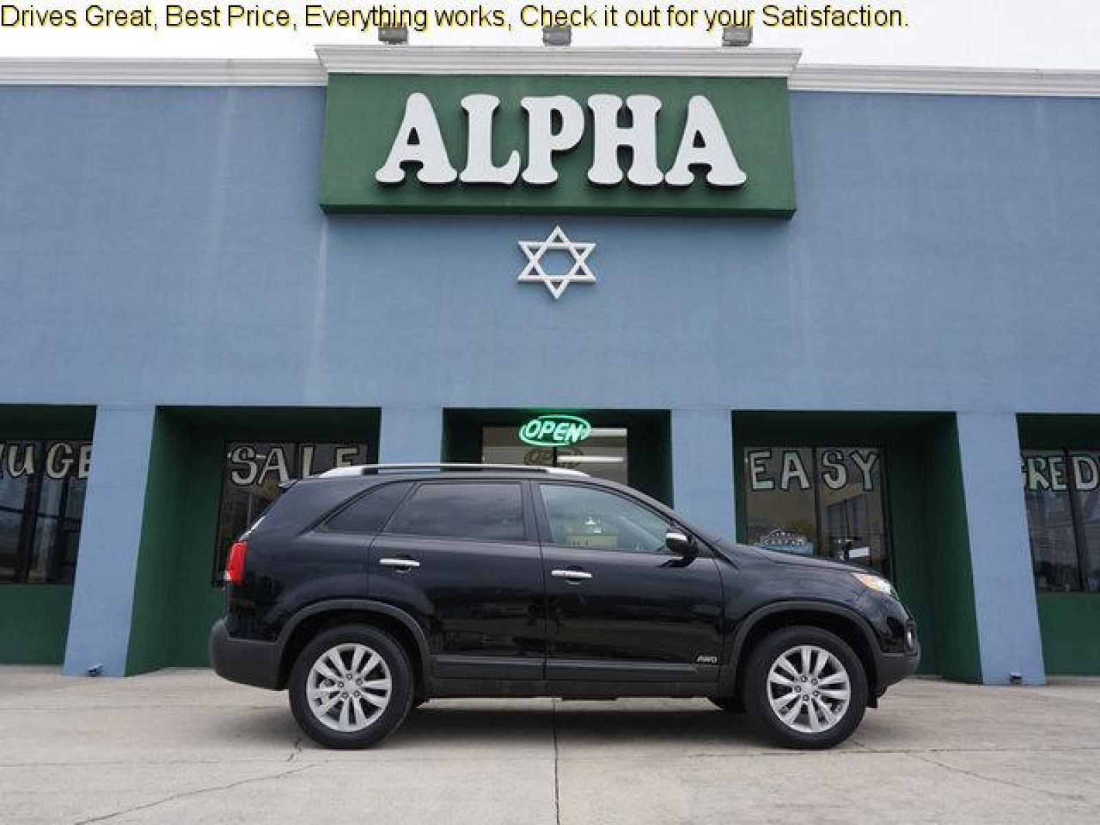 2011 Black Kia Sorento (5XYKUCA16BG) with an 2.4L 4Cyl engine, Automatic transmission, located at 6904 Johnston St., Lafayette, LA, 70503, (337) 988-1960, 30.143589, -92.100601 - Prices are subject to change as improvements done by the service dept. Prices are for Cash sales only, Plus TTL. This Vehicle is Serviced well and Warranties Available too. Easy Financing. Drives Great and everything works. Price subject to change as improvements done by the service dept. Easy CR - Photo #0