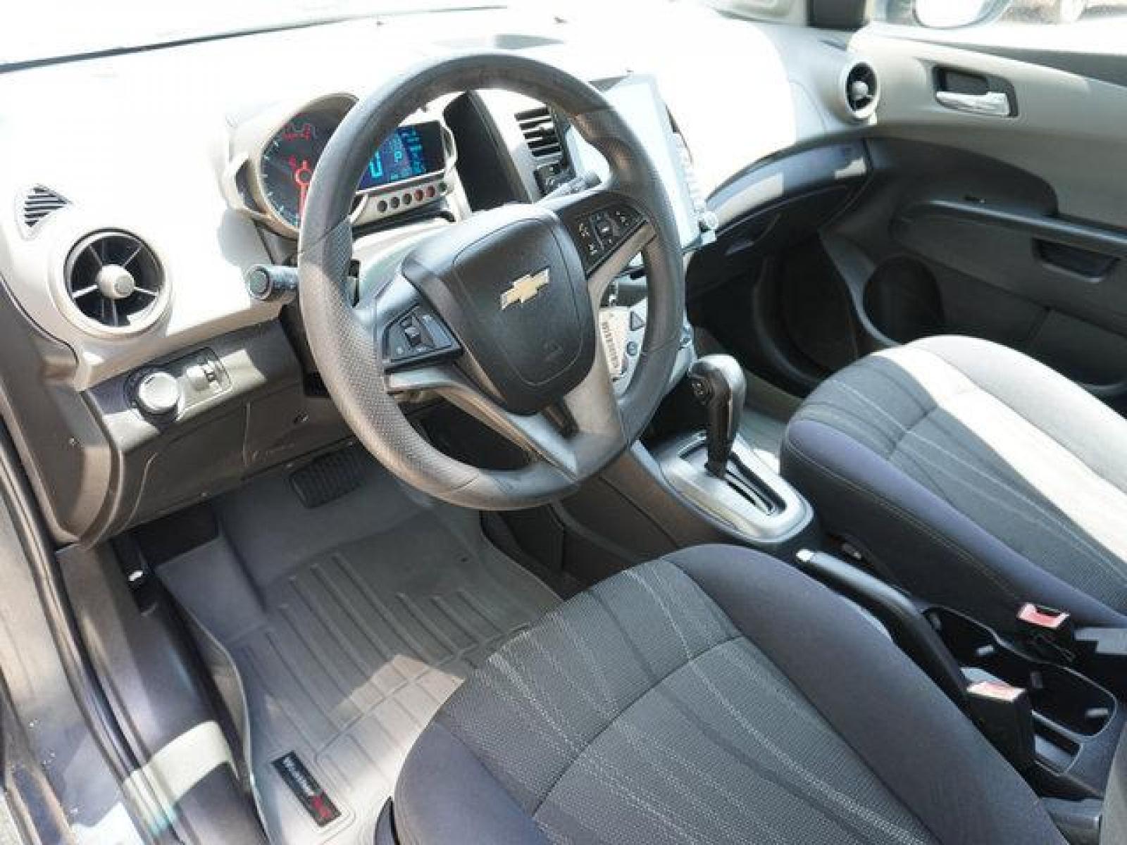 2013 Gray Chevrolet Sonic (1G1JC5SB9D4) with an 1.4L 4Cyl Turbo engine, Automatic transmission, located at 6904 Johnston St., Lafayette, LA, 70503, (337) 988-1960, 30.143589, -92.100601 - Gas Saver. Save money! Nice and cheap. Has Smart screen Digital 10 inches SCREEN nice for radio / audio display. Prices are subject to change as improvements done by the service dept. Prices are for Cash sales only, Plus TTL. This Vehicle is Serviced well and Warranties Available too. Easy Finan - Photo #23