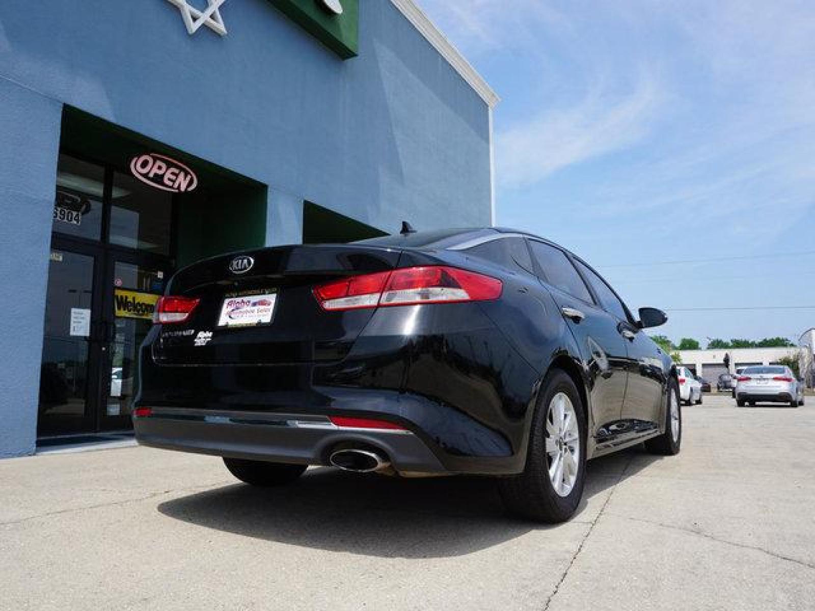 2016 Black Kia Optima (5XXGT4L30GG) with an 2.4L 4Cyl engine, 6 Spd Automatic transmission, located at 6904 Johnston St., Lafayette, LA, 70503, (337) 988-1960, 30.143589, -92.100601 - Prices are subject to change as improvements done by the service dept. Prices are for Cash sales only, Plus TTL. This Vehicle is Serviced well and Warranties Available too. Easy Financing. Drives Great and everything works. Price subject to change as improvements done by the service dept. Easy CR - Photo #11