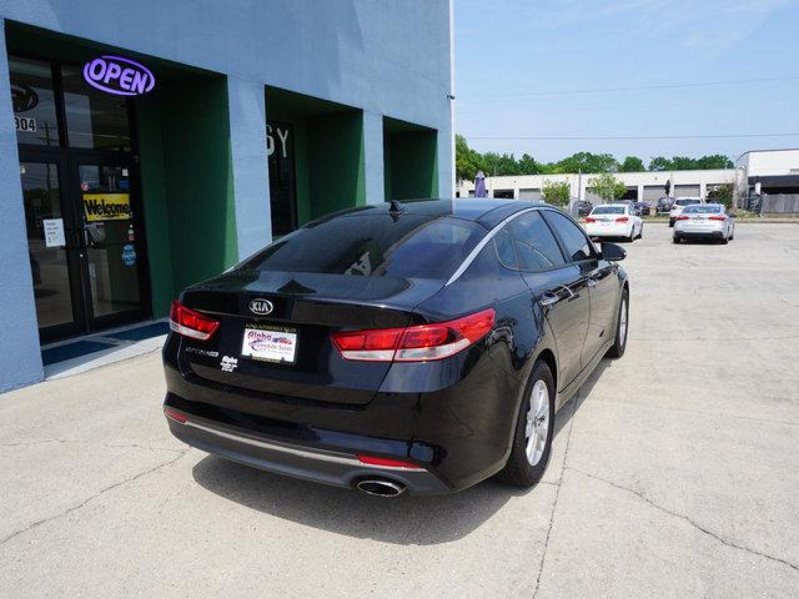 2016 Black Kia Optima (5XXGT4L30GG) with an 2.4L 4Cyl engine, 6 Spd Automatic transmission, located at 6904 Johnston St., Lafayette, LA, 70503, (337) 988-1960, 30.143589, -92.100601 - Prices are subject to change as improvements done by the service dept. Prices are for Cash sales only, Plus TTL. This Vehicle is Serviced well and Warranties Available too. Easy Financing. Drives Great and everything works. Price subject to change as improvements done by the service dept. Easy CR - Photo #12