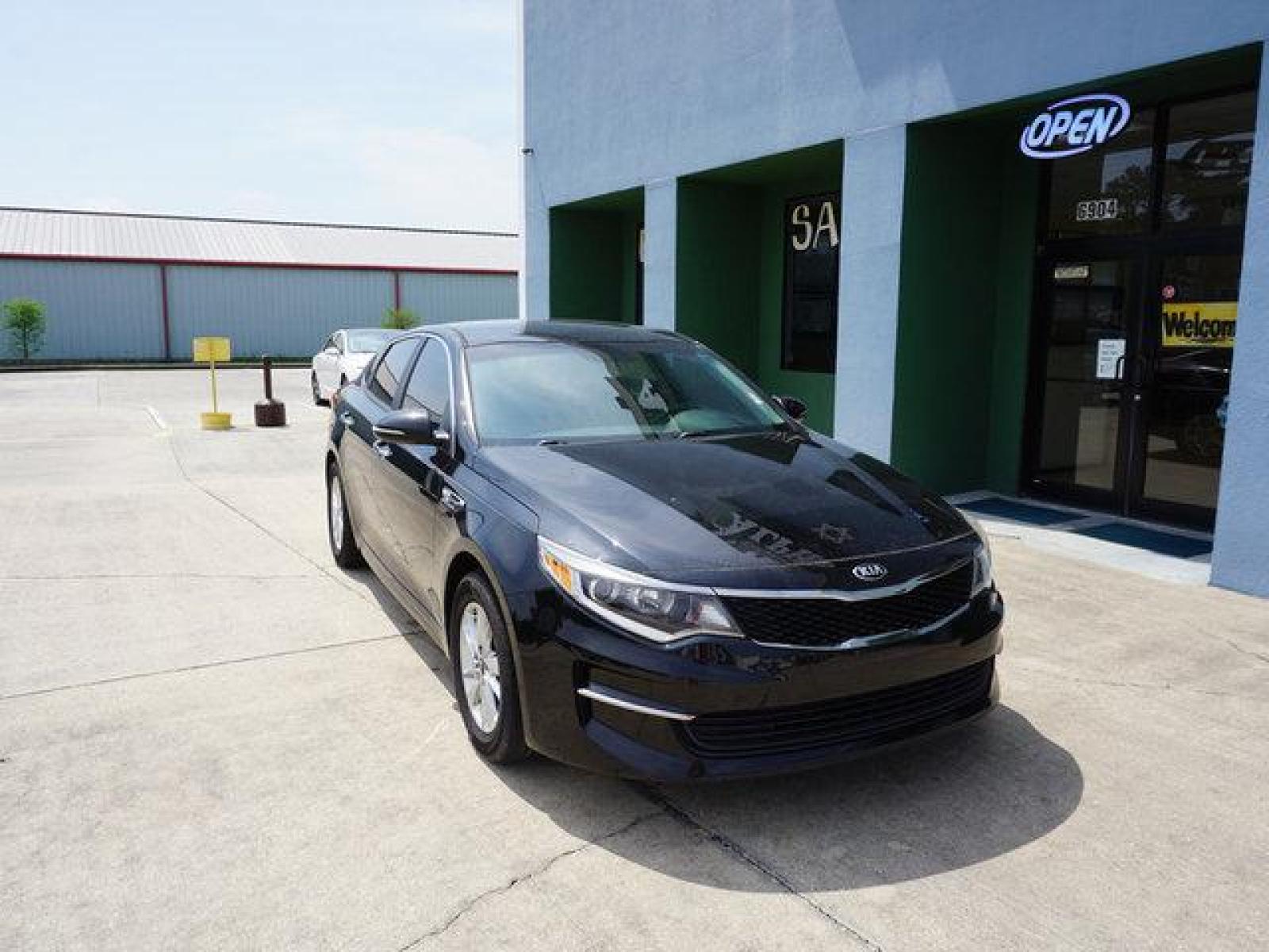 2016 Black Kia Optima (5XXGT4L30GG) with an 2.4L 4Cyl engine, 6 Spd Automatic transmission, located at 6904 Johnston St., Lafayette, LA, 70503, (337) 988-1960, 30.143589, -92.100601 - Prices are subject to change as improvements done by the service dept. Prices are for Cash sales only, Plus TTL. This Vehicle is Serviced well and Warranties Available too. Easy Financing. Drives Great and everything works. Price subject to change as improvements done by the service dept. Easy CR - Photo #2
