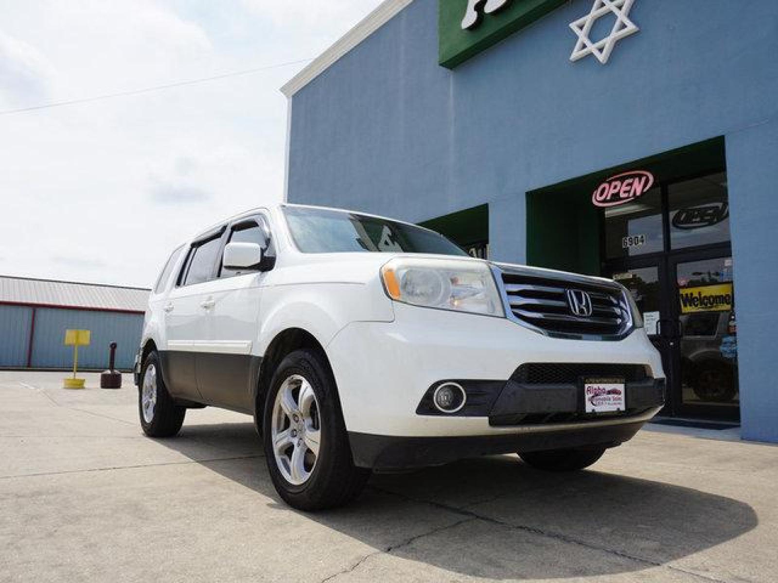 2013 White Honda Pilot (5FNYF3H52DB) with an 3.5L V6 engine, Automatic transmission, located at 6904 Johnston St., Lafayette, LA, 70503, (337) 988-1960, 30.143589, -92.100601 - Prices are subject to change as improvements done by the service dept. Prices are for Cash sales only, Plus TTL. This Vehicle is Serviced well and Warranties Available too. Easy Financing. Drives Great and everything works. Price subject to change as improvements done by the service dept. Easy CR - Photo #1