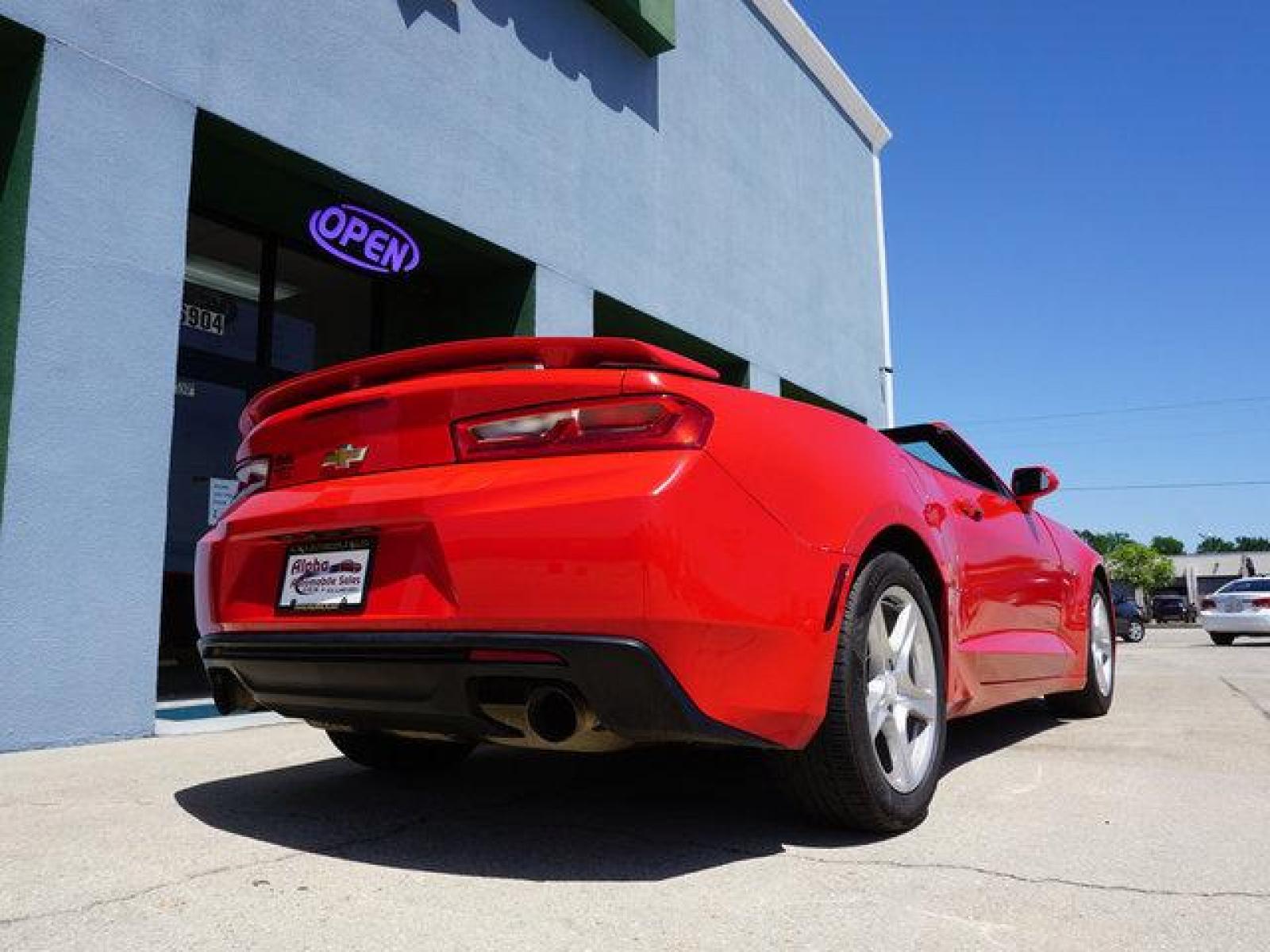 2018 Red Chevrolet Camaro (1G1FB3DX0J0) with an 2.0L 4Cyl engine, 8 Spd Automatic transmission, located at 6904 Johnston St., Lafayette, LA, 70503, (337) 988-1960, 30.143589, -92.100601 - Prices are subject to change as improvements done by the service dept. Prices are for Cash sales only, Plus TTL. This Vehicle is Serviced well and Warranties Available too. Easy Financing. Drives Great and everything works. Price subject to change as improvements done by the service dept. Easy CR - Photo #11