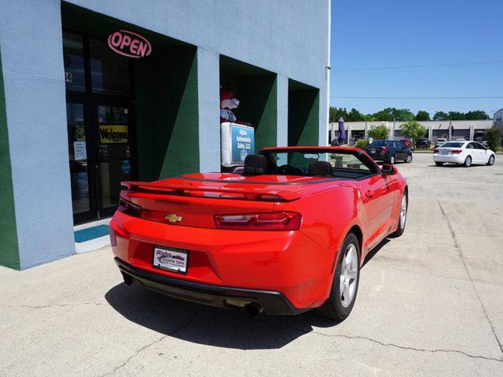 2018 Red Chevrolet Camaro (1G1FB3DX0J0) with an 2.0L 4Cyl engine, 8 Spd Automatic transmission, located at 6904 Johnston St., Lafayette, LA, 70503, (337) 988-1960, 30.143589, -92.100601 - Prices are subject to change as improvements done by the service dept. Prices are for Cash sales only, Plus TTL. This Vehicle is Serviced well and Warranties Available too. Easy Financing. Drives Great and everything works. Price subject to change as improvements done by the service dept. Easy CR - Photo #12