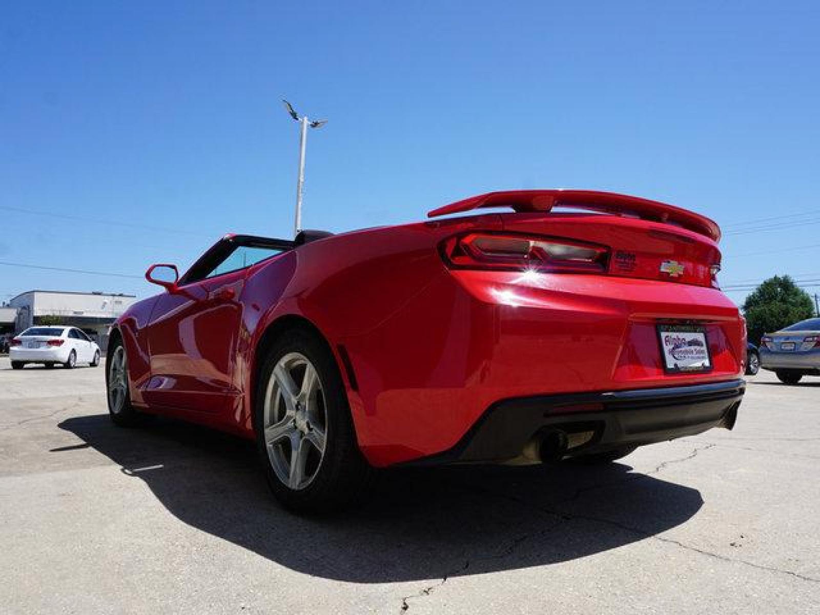 2018 Red Chevrolet Camaro (1G1FB3DX0J0) with an 2.0L 4Cyl engine, 8 Spd Automatic transmission, located at 6904 Johnston St., Lafayette, LA, 70503, (337) 988-1960, 30.143589, -92.100601 - Prices are subject to change as improvements done by the service dept. Prices are for Cash sales only, Plus TTL. This Vehicle is Serviced well and Warranties Available too. Easy Financing. Drives Great and everything works. Price subject to change as improvements done by the service dept. Easy CR - Photo #8