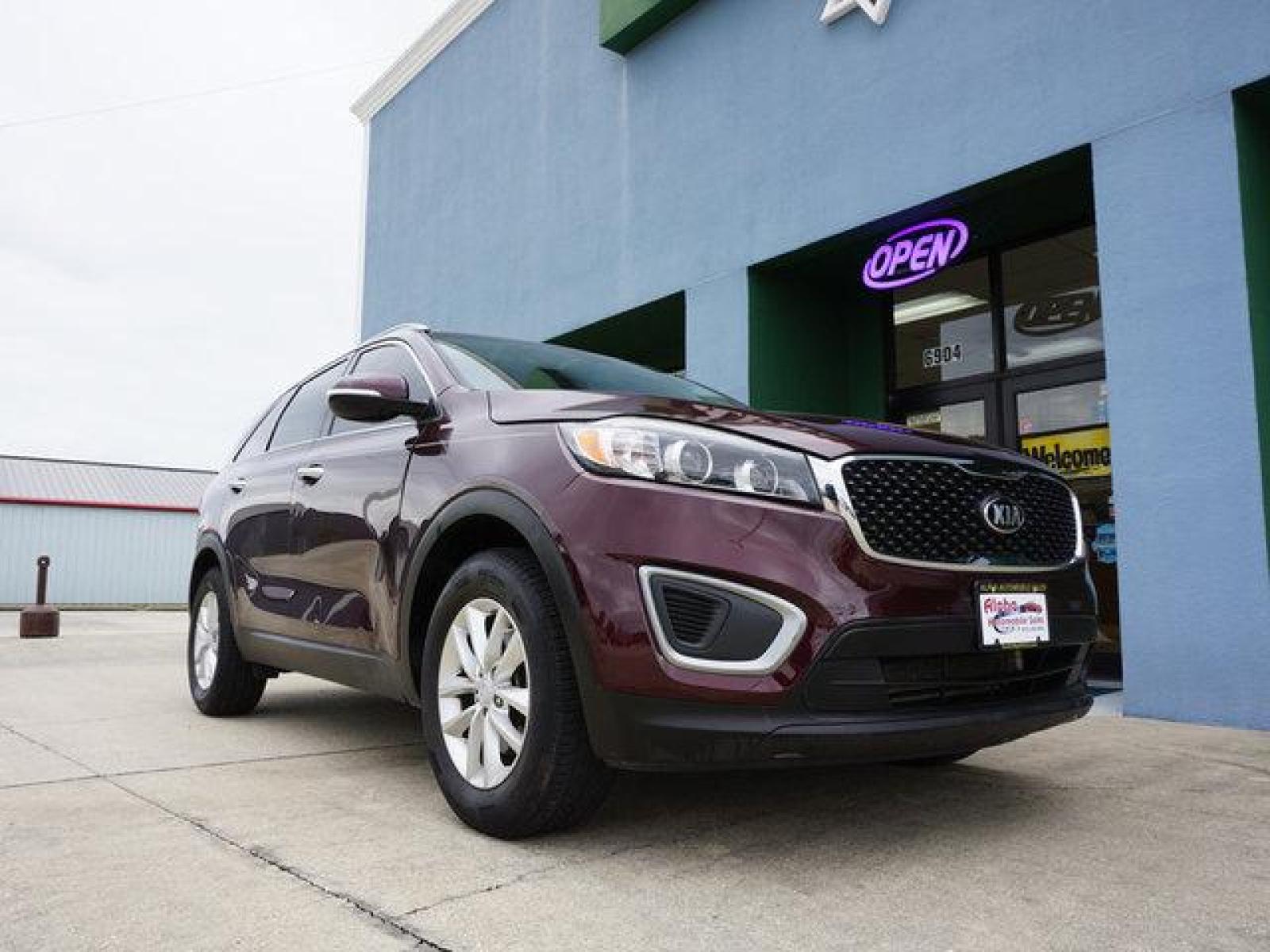 2017 Maroon Kia Sorento (5XYPG4A33HG) with an 2.4L 4Cyl engine, Automatic transmission, located at 6904 Johnston St., Lafayette, LA, 70503, (337) 988-1960, 30.143589, -92.100601 - Prices are subject to change as improvements done by the service dept. Prices are for Cash sales only, Plus TTL. This Vehicle is Serviced well and Warranties Available too. Easy Financing. Drives Great and everything works. Price subject to change as improvements done by the service dept. Easy CR - Photo #1