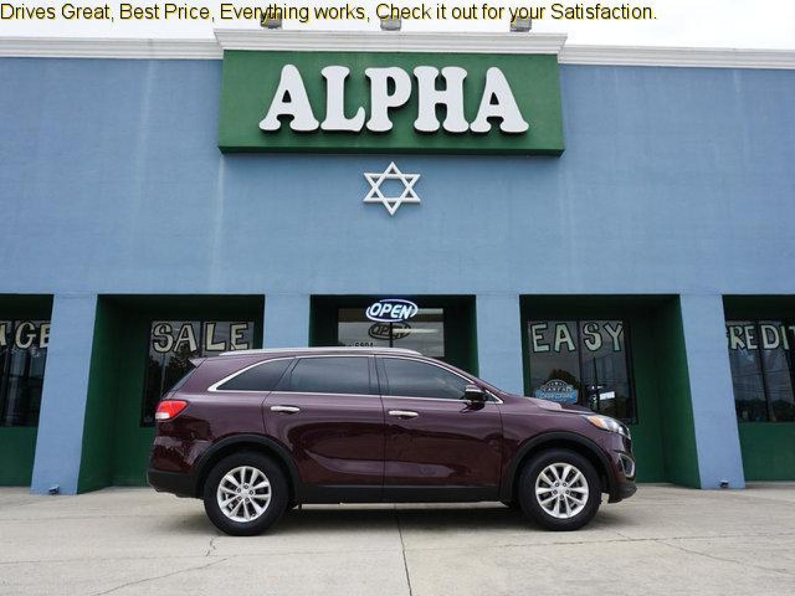2017 Maroon Kia Sorento (5XYPG4A33HG) with an 2.4L 4Cyl engine, Automatic transmission, located at 6904 Johnston St., Lafayette, LA, 70503, (337) 988-1960, 30.143589, -92.100601 - Prices are subject to change as improvements done by the service dept. Prices are for Cash sales only, Plus TTL. This Vehicle is Serviced well and Warranties Available too. Easy Financing. Drives Great and everything works. Price subject to change as improvements done by the service dept. Easy CR - Photo #0