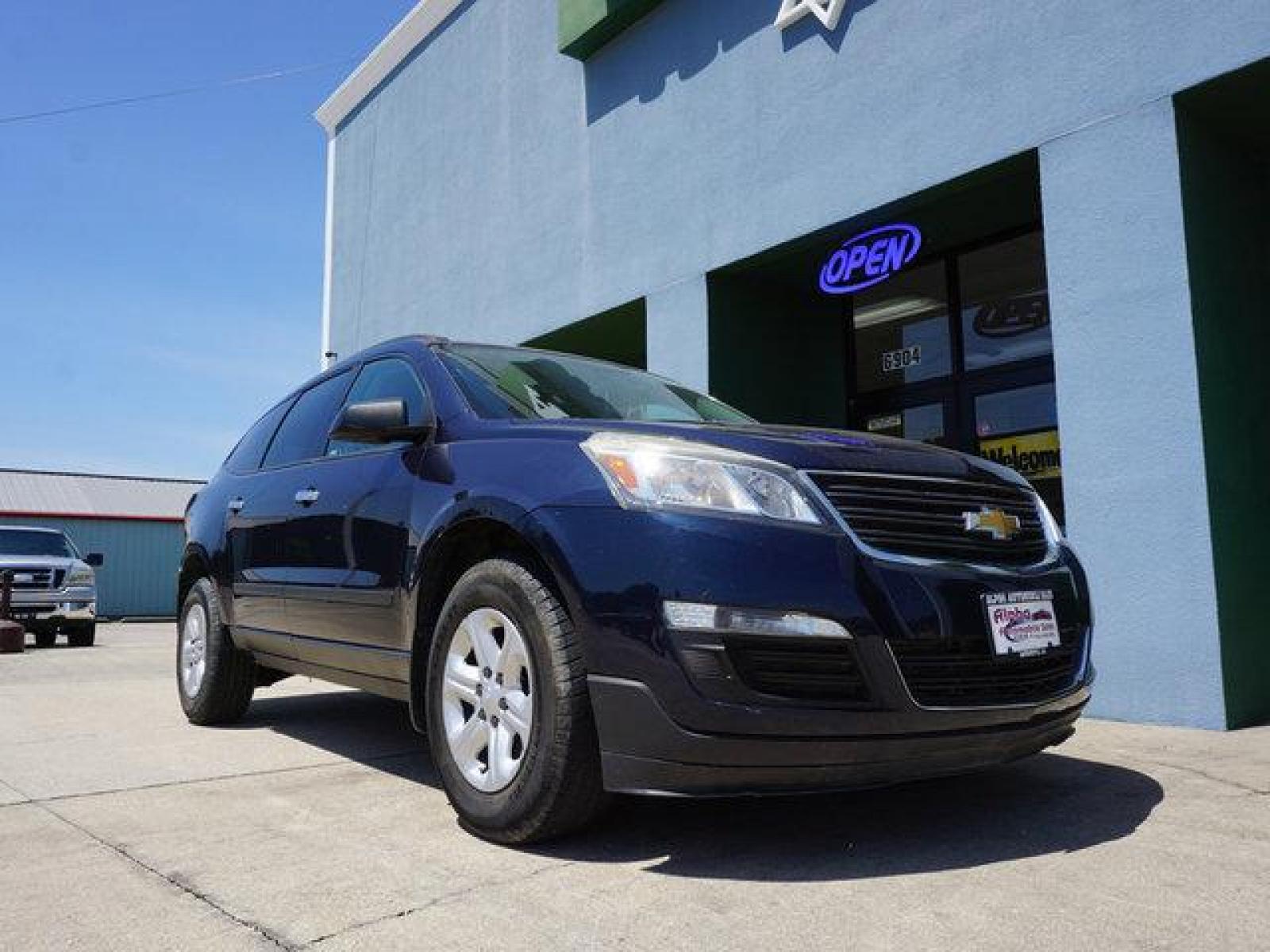 2016 Blue Chevrolet Traverse (1GNKRFED5GJ) with an 3.6L V6 engine, Automatic transmission, located at 6904 Johnston St., Lafayette, LA, 70503, (337) 988-1960, 30.143589, -92.100601 - Prices are subject to change as improvements done by the service dept. Prices are for Cash sales only, Plus TTL. This Vehicle is Serviced well and Warranties Available too. Easy Financing. Drives Great and everything works. Price subject to change as improvements done by the service dept. Easy CR - Photo #1