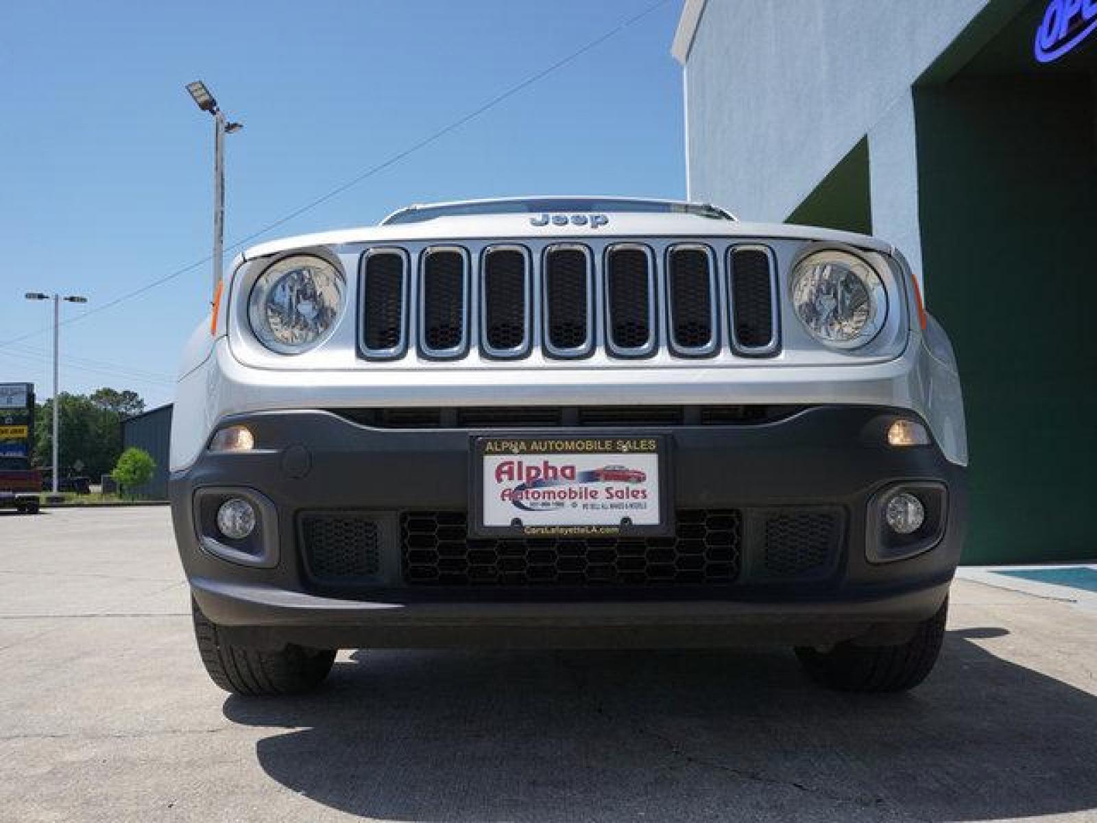 2016 Silver Jeep Renegade (ZACCJBDT8GP) with an 2.4L 4Cyl engine, 9 Spd Automatic transmission, located at 6904 Johnston St., Lafayette, LA, 70503, (337) 988-1960, 30.143589, -92.100601 - Low miles, like new. Well kept Prices are subject to change as improvements done by the service dept. Prices are for Cash sales only, Plus TTL. This Vehicle is Serviced well and Warranties Available too. Easy Financing. Drives Great and everything works. Price subject to change as improvements d - Photo #3