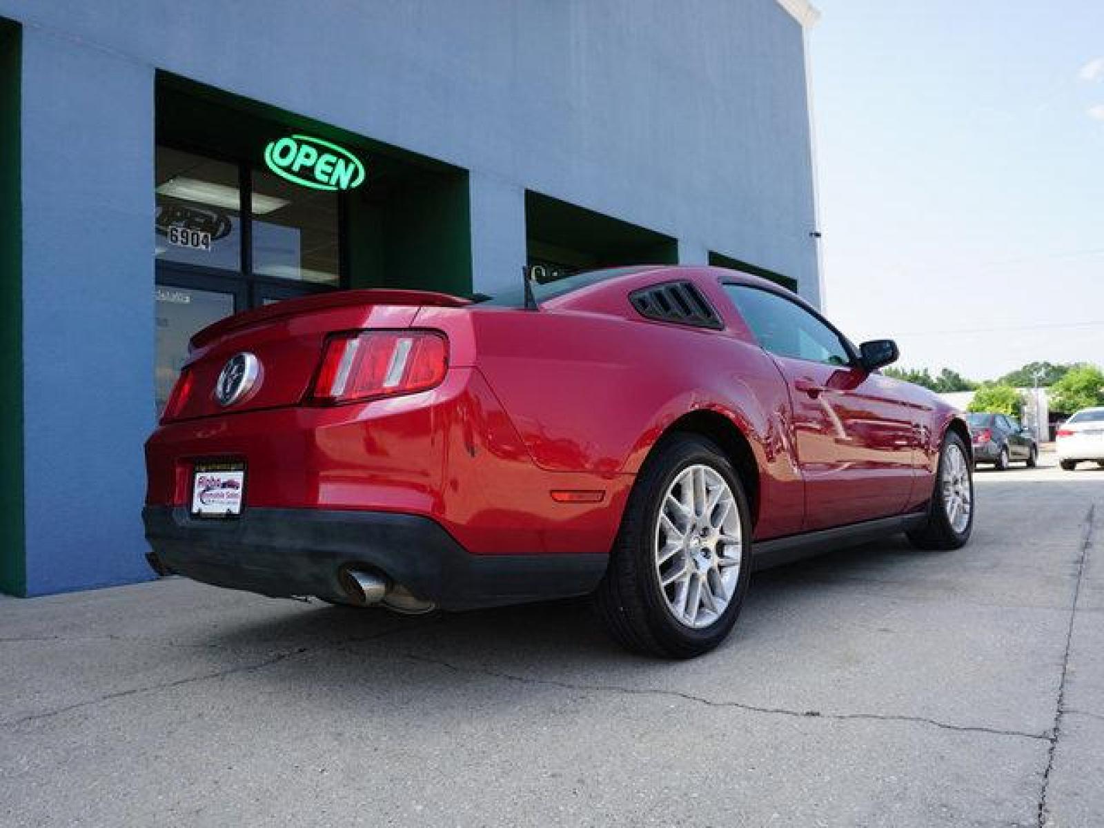 2012 Red Ford Mustang (1ZVBP8AM0C5) with an 3.7L 6 Cyl engine, 6 Spd Manual transmission, located at 6904 Johnston St., Lafayette, LA, 70503, (337) 988-1960, 30.143589, -92.100601 - Prices are subject to change as improvements done by the service dept. Prices are for Cash sales only, Plus TTL. This Vehicle is Serviced well and Warranties Available too. Easy Financing. Drives Great and everything works. Price subject to change as improvements done by the service dept. Easy CR - Photo #11