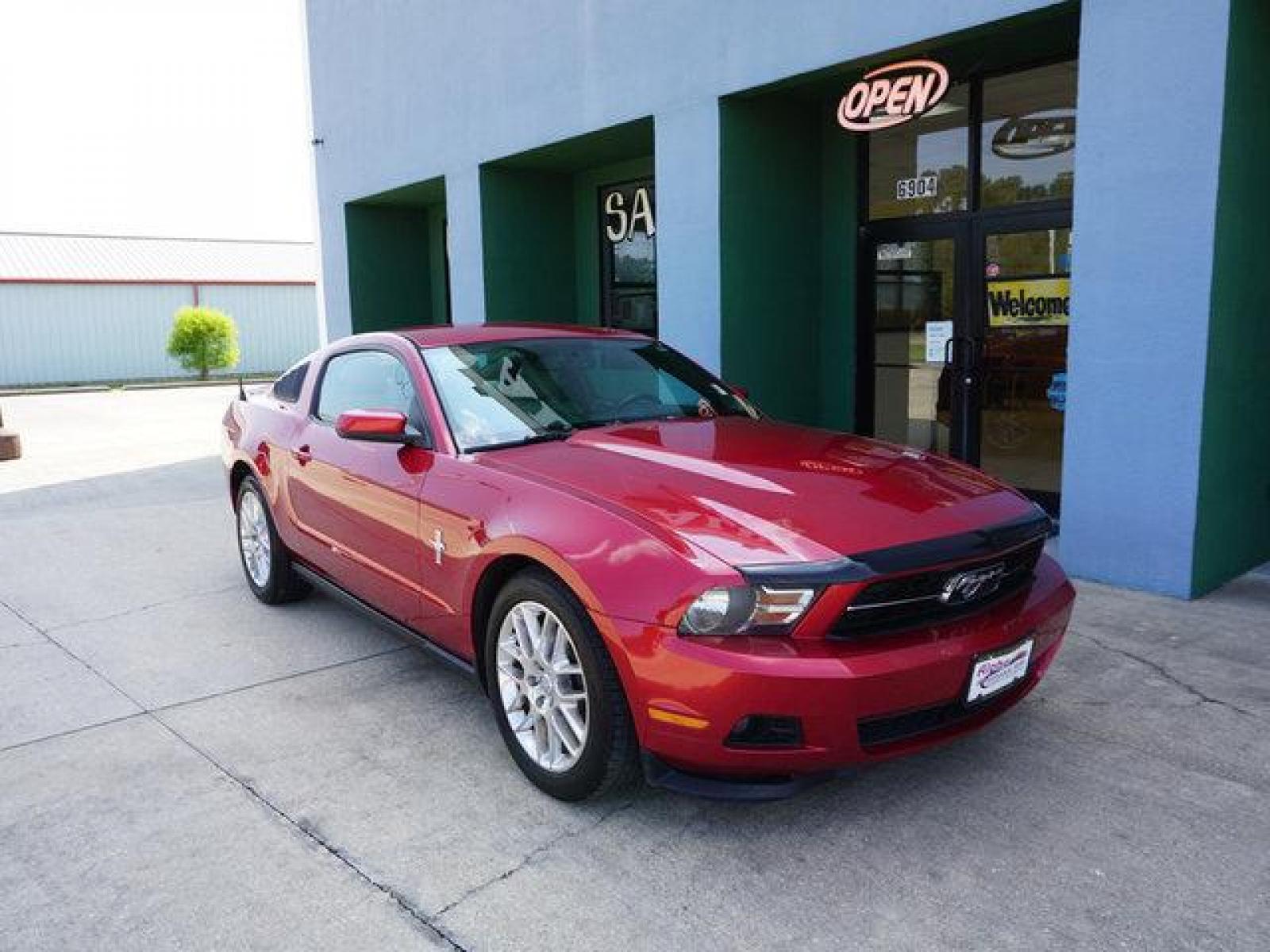 2012 Red Ford Mustang (1ZVBP8AM0C5) with an 3.7L 6 Cyl engine, 6 Spd Manual transmission, located at 6904 Johnston St., Lafayette, LA, 70503, (337) 988-1960, 30.143589, -92.100601 - Prices are subject to change as improvements done by the service dept. Prices are for Cash sales only, Plus TTL. This Vehicle is Serviced well and Warranties Available too. Easy Financing. Drives Great and everything works. Price subject to change as improvements done by the service dept. Easy CR - Photo #2