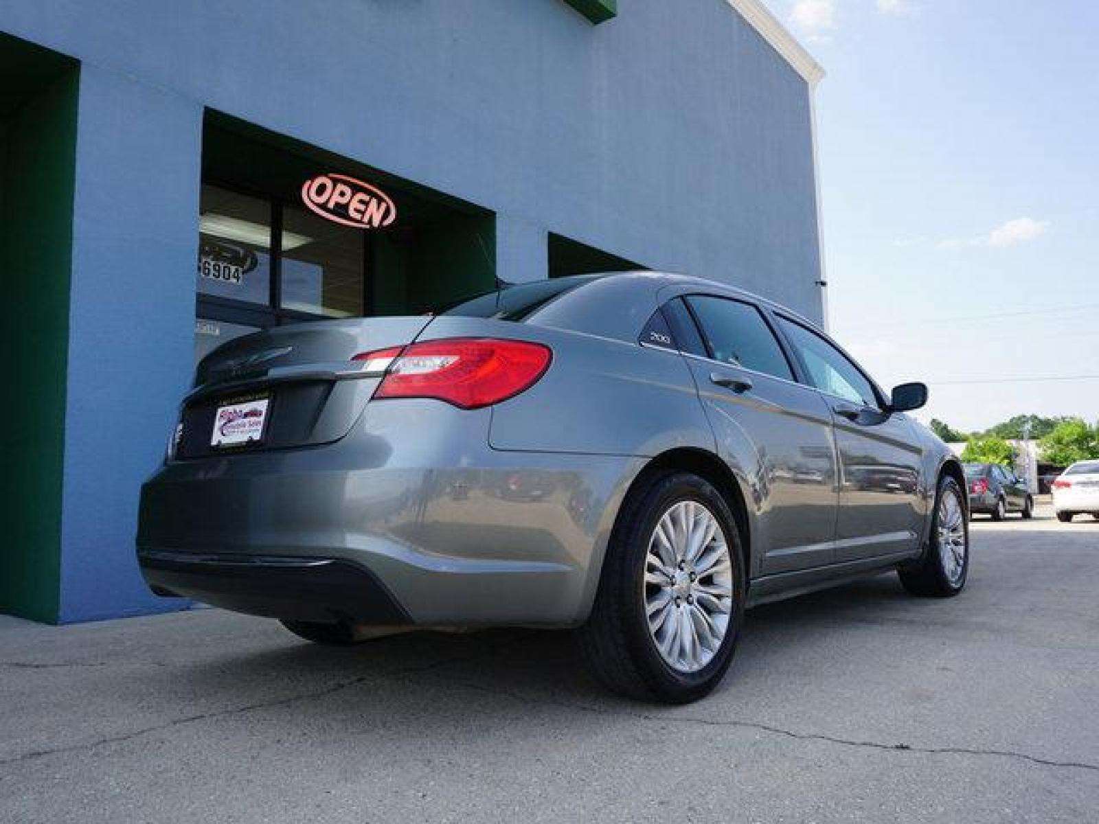 2012 Gray Chrysler 200 (1C3CCBAB6CN) with an 2.4L 4Cyl engine, Automatic transmission, located at 6904 Johnston St., Lafayette, LA, 70503, (337) 988-1960, 30.143589, -92.100601 - Prices are subject to change as improvements done by the service dept. Prices are for Cash sales only, Plus TTL. This Vehicle is Serviced well and Warranties Available too. Easy Financing. Drives Great and everything works. Price subject to change as improvements done by the service dept. Easy CR - Photo #11