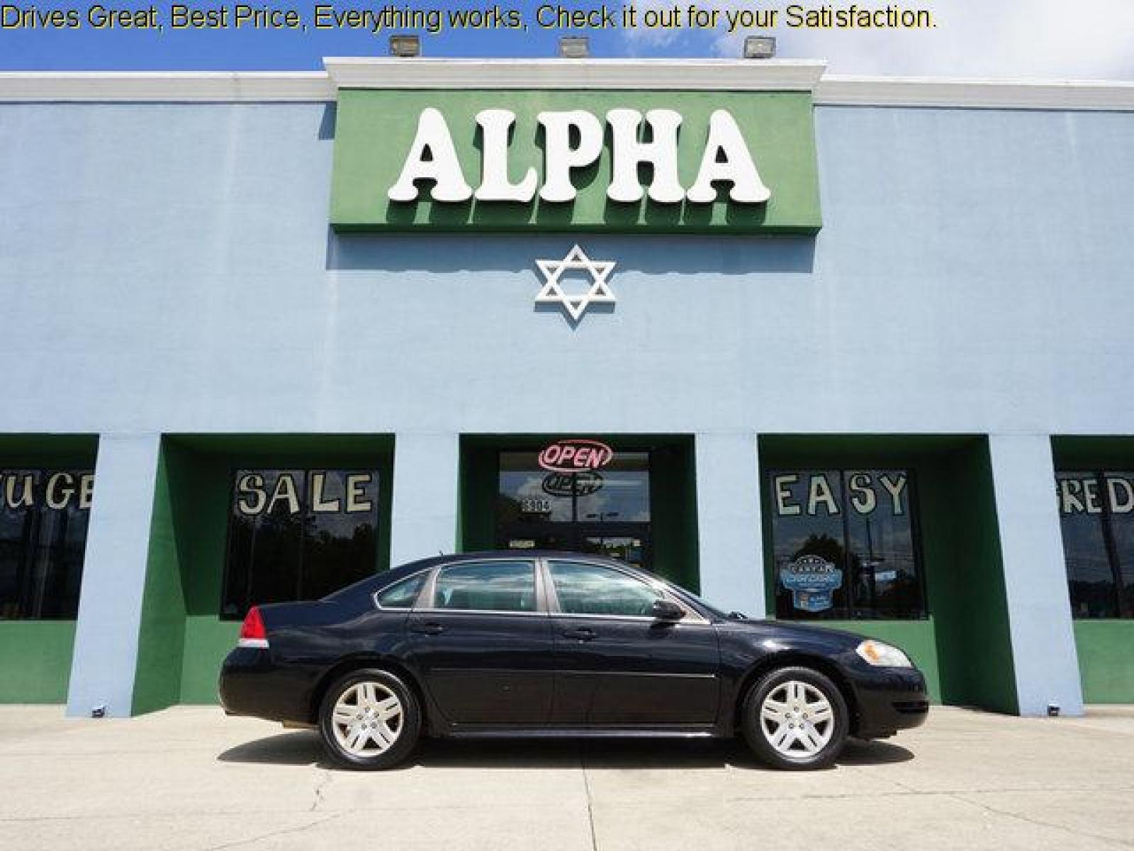 2014 Black Chevrolet Impala (2G1WB5E37E1) with an 3.6L V6 engine, Automatic transmission, located at 6904 Johnston St., Lafayette, LA, 70503, (337) 988-1960, 30.143589, -92.100601 - Prices are subject to change as improvements done by the service dept. Prices are for Cash sales only, Plus TTL. This Vehicle is Serviced well and Warranties Available too. Easy Financing. Drives Great and everything works. Price subject to change as improvements done by the service dept. Easy CR - Photo #0