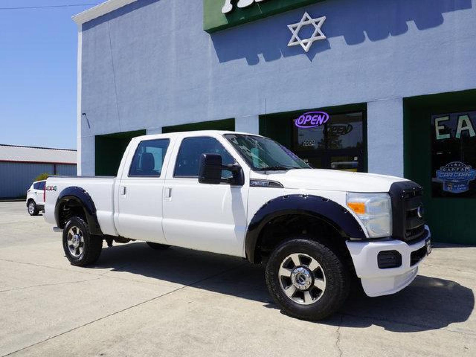 2014 White Ford F-350 (1FT8W3B66EE) with an 6.2L 8 Cyl engine, 6 Spd Automatic transmission, located at 6904 Johnston St., Lafayette, LA, 70503, (337) 988-1960, 30.143589, -92.100601 - Prices are subject to change as improvements done by the service dept. Prices are for Cash sales only, Plus TTL. This Vehicle is Serviced well and Warranties Available too. Easy Financing. Drives Great and everything works. Price subject to change as improvements done by the service dept. Easy CR - Photo #2
