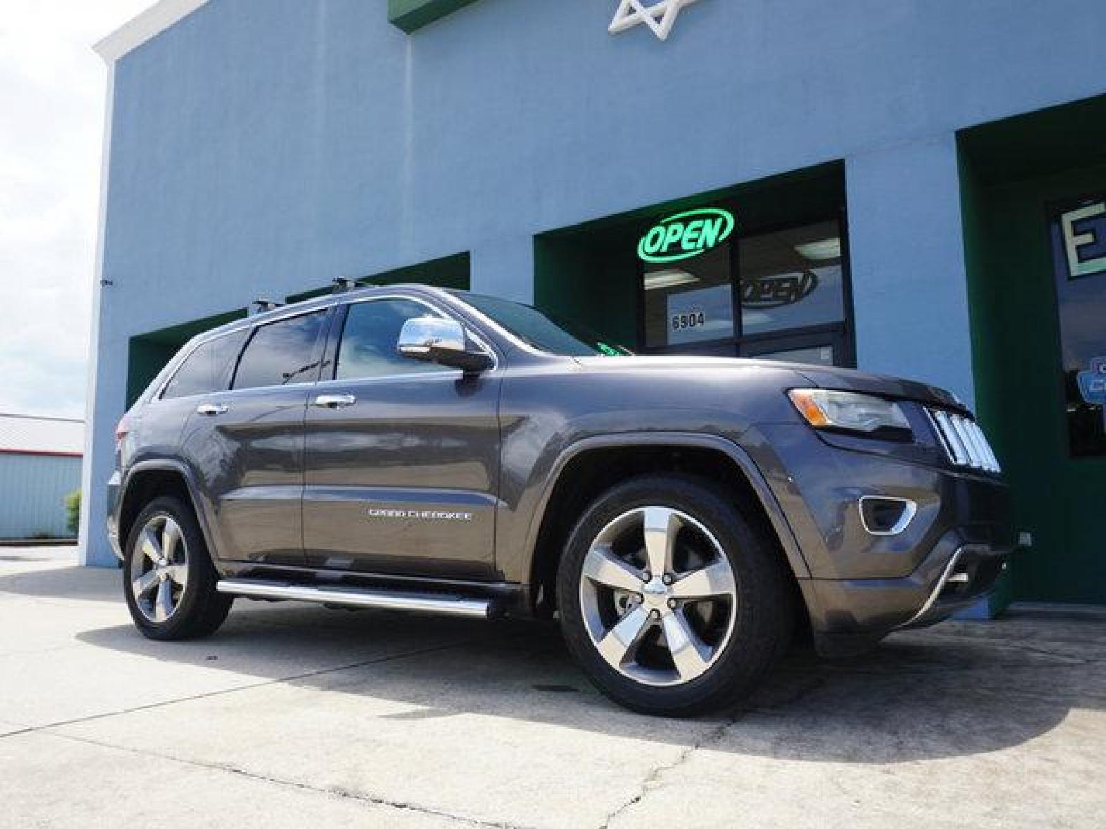 2014 Gray Jeep Grand Cherokee (1C4RJECT2EC) with an 5.7L V8 engine, 8 Spd Automatic transmission, located at 6904 Johnston St., Lafayette, LA, 70503, (337) 988-1960, 30.143589, -92.100601 - Prices are subject to change as improvements done by the service dept. Prices are for Cash sales only, Plus TTL. This Vehicle is Serviced well and Warranties Available too. Easy Financing. Drives Great and everything works. Price subject to change as improvements done by the service dept. Easy CR - Photo #1