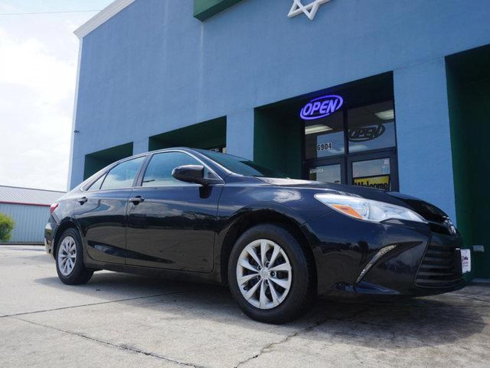 2017 Black Toyota Camry (4T1BF1FK7HU) with an 2.5L 4Cyl engine, Automatic transmission, located at 6904 Johnston St., Lafayette, LA, 70503, (337) 988-1960, 30.143589, -92.100601 - Prices are subject to change as improvements done by the service dept. Prices are for Cash sales only, Plus TTL. This Vehicle is Serviced well and Warranties Available too. Easy Financing. Drives Great and everything works. Price subject to change as improvements done by the service dept. Easy CR - Photo #1