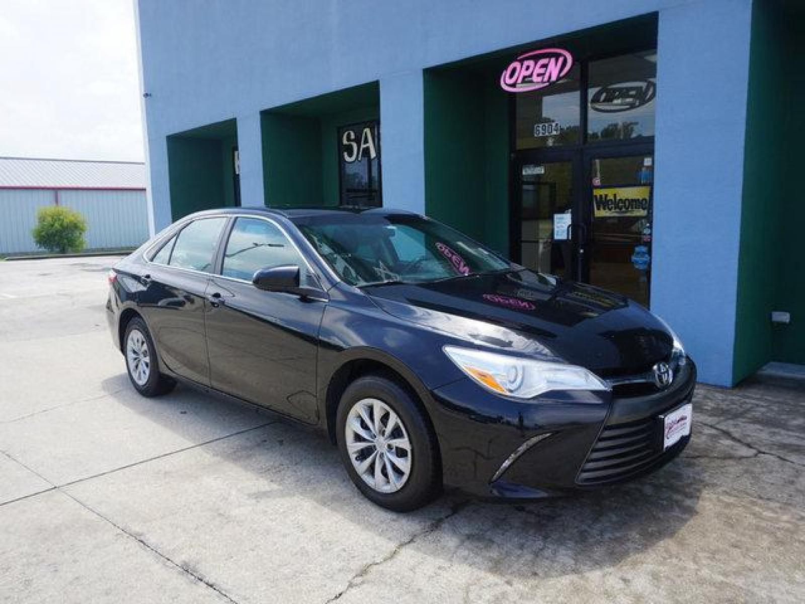 2017 Black Toyota Camry (4T1BF1FK7HU) with an 2.5L 4Cyl engine, Automatic transmission, located at 6904 Johnston St., Lafayette, LA, 70503, (337) 988-1960, 30.143589, -92.100601 - Prices are subject to change as improvements done by the service dept. Prices are for Cash sales only, Plus TTL. This Vehicle is Serviced well and Warranties Available too. Easy Financing. Drives Great and everything works. Price subject to change as improvements done by the service dept. Easy CR - Photo #2