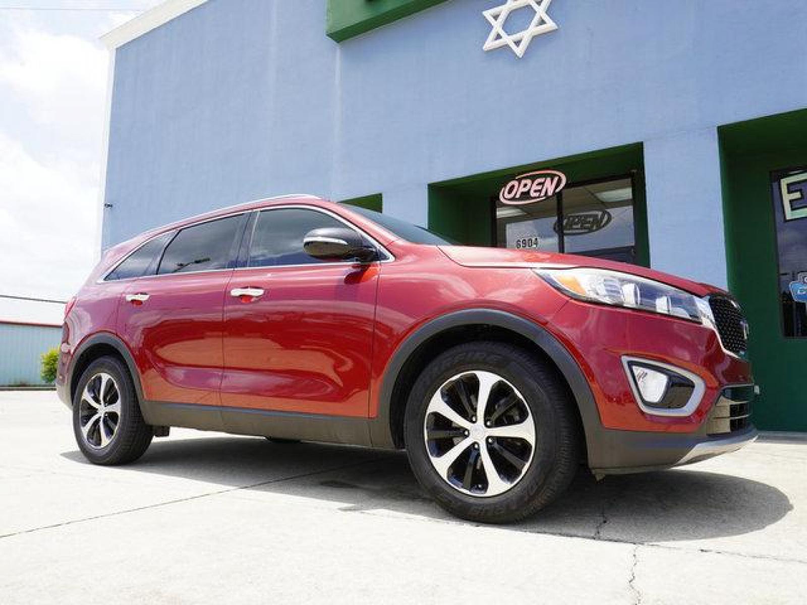 2016 Red Kia Sorento (5XYPH4A10GG) with an 2.0L 4Cyl Turbo engine, Automatic transmission, located at 6904 Johnston St., Lafayette, LA, 70503, (337) 988-1960, 30.143589, -92.100601 - Prices are subject to change as improvements done by the service dept. Prices are for Cash sales only, Plus TTL. This Vehicle is Serviced well and Warranties Available too. Easy Financing. Drives Great and everything works. Price subject to change as improvements done by the service dept. Easy CR - Photo #1