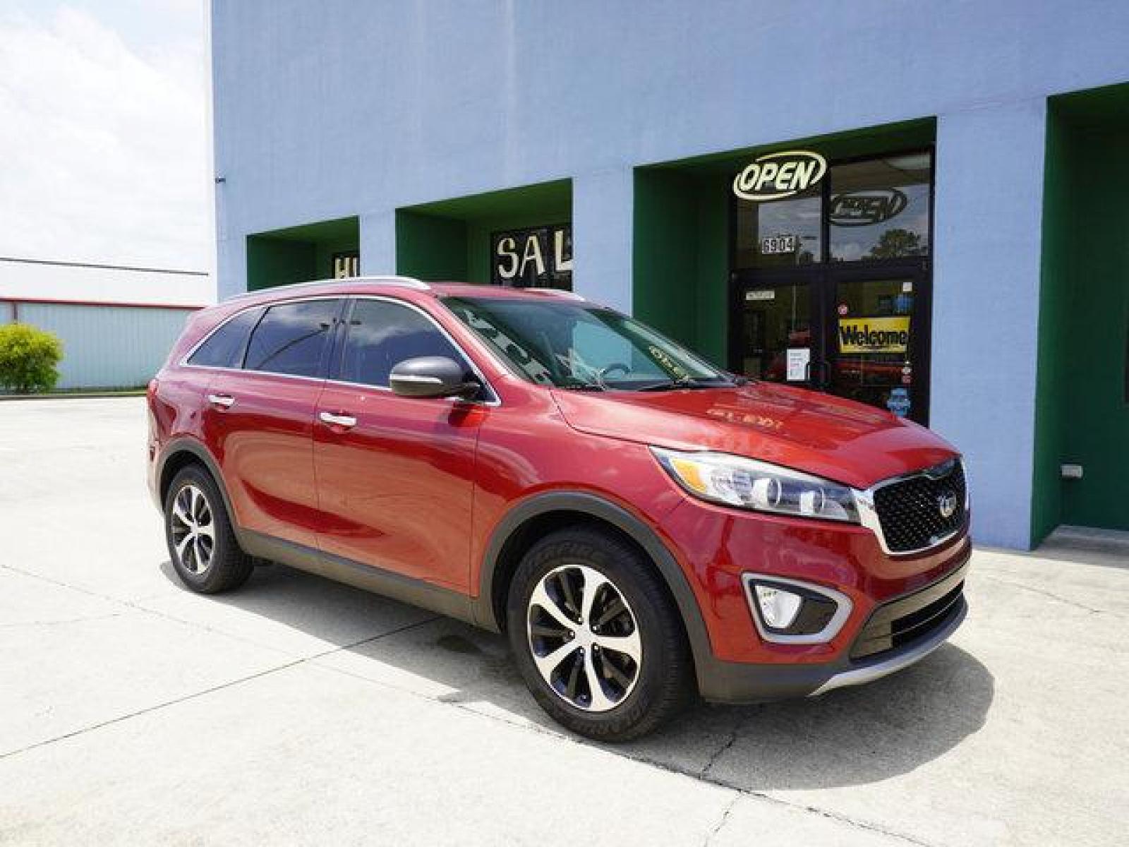 2016 Red Kia Sorento (5XYPH4A10GG) with an 2.0L 4Cyl Turbo engine, Automatic transmission, located at 6904 Johnston St., Lafayette, LA, 70503, (337) 988-1960, 30.143589, -92.100601 - Prices are subject to change as improvements done by the service dept. Prices are for Cash sales only, Plus TTL. This Vehicle is Serviced well and Warranties Available too. Easy Financing. Drives Great and everything works. Price subject to change as improvements done by the service dept. Easy CR - Photo #2