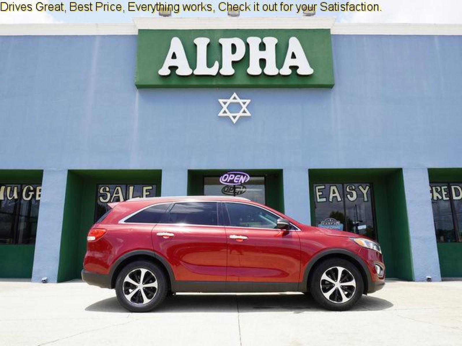 2016 Red Kia Sorento (5XYPH4A10GG) with an 2.0L 4Cyl Turbo engine, Automatic transmission, located at 6904 Johnston St., Lafayette, LA, 70503, (337) 988-1960, 30.143589, -92.100601 - Prices are subject to change as improvements done by the service dept. Prices are for Cash sales only, Plus TTL. This Vehicle is Serviced well and Warranties Available too. Easy Financing. Drives Great and everything works. Price subject to change as improvements done by the service dept. Easy CR - Photo #0