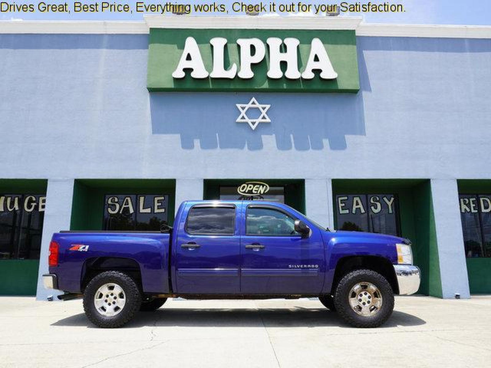 2013 Blue Chevrolet Silverado 1500 (3GCPKSE77DG) with an 5.3L 8 Cyl engine, 4 Spd Automatic transmission, located at 6904 Johnston St., Lafayette, LA, 70503, (337) 988-1960, 30.143589, -92.100601 - Prices are subject to change as improvements done by the service dept. Prices are for Cash sales only, Plus TTL. This Vehicle is Serviced well and Warranties Available too. Easy Financing. Drives Great and everything works. Price subject to change as improvements done by the service dept. Easy CR - Photo #0