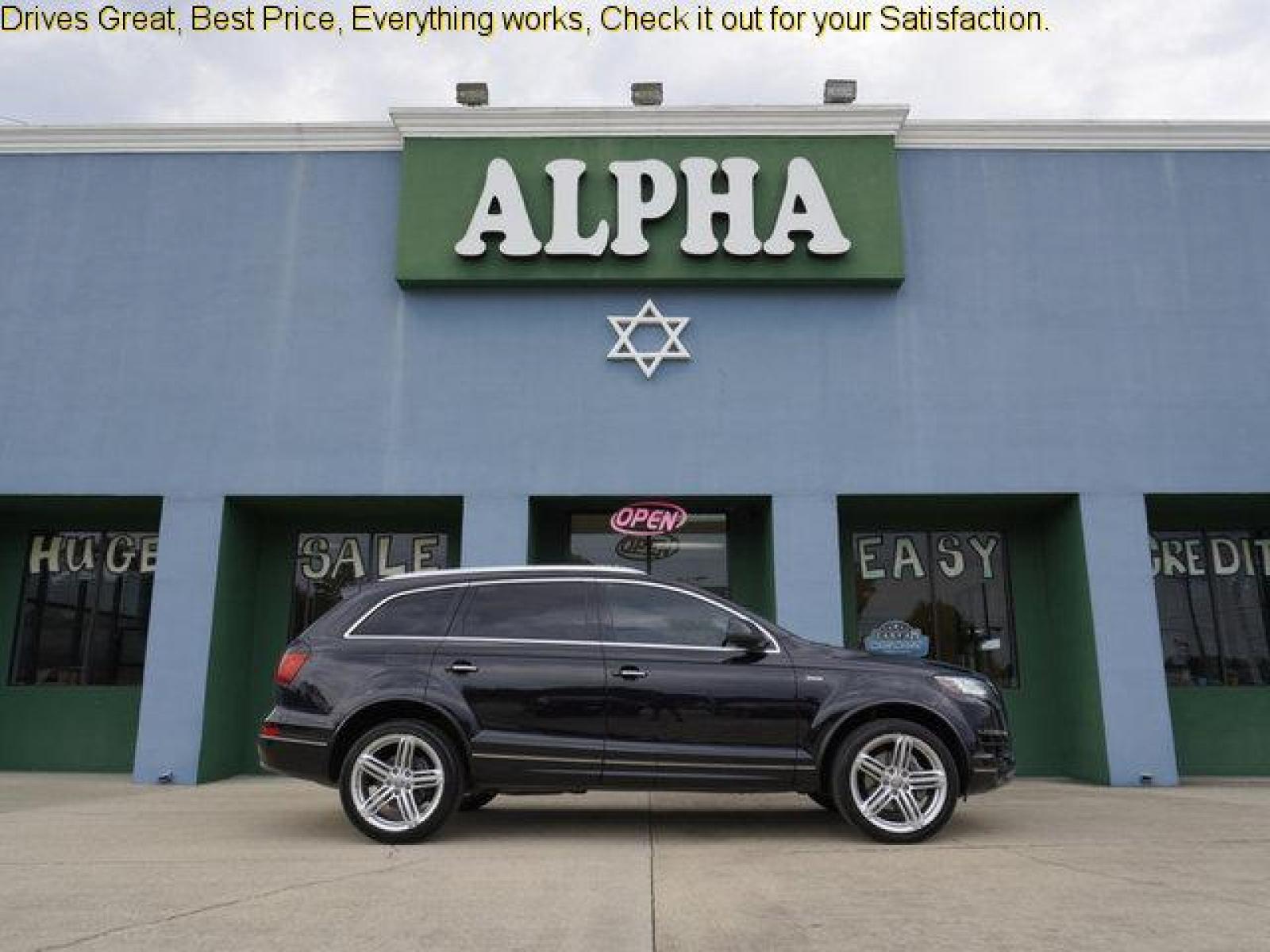 2015 Black Audi Q7 (WA1LGAFE8FD) with an 3.0L V6 Supercharged engine, Automatic transmission, located at 6904 Johnston St., Lafayette, LA, 70503, (337) 988-1960, 30.143589, -92.100601 - Prices are subject to change as improvements done by the service dept. Prices are for Cash sales only, Plus TTL. This Vehicle is Serviced well and Warranties Available too. Easy Financing. Drives Great and everything works. Price subject to change as improvements done by the service dept. Easy CR - Photo #0