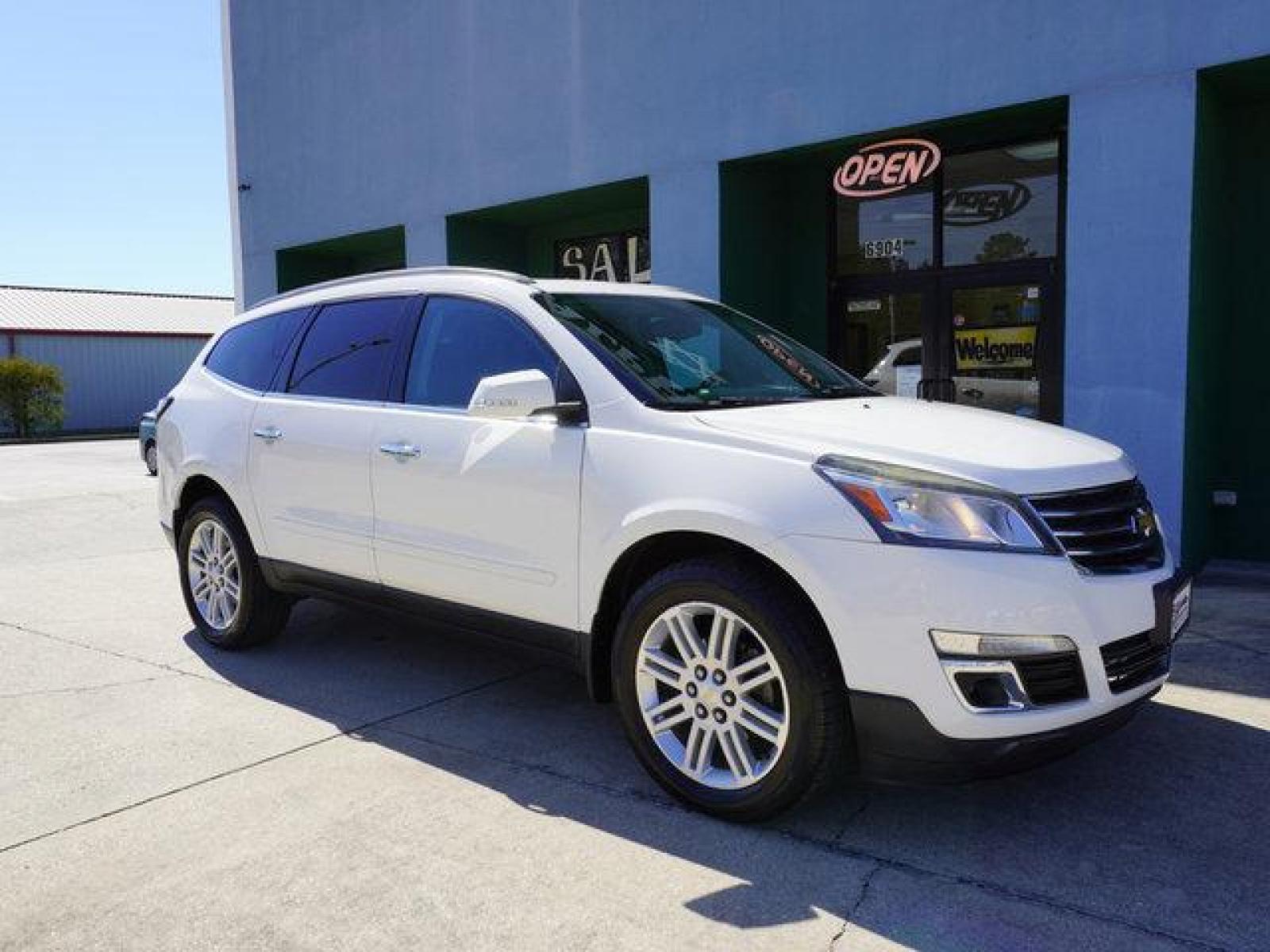2014 White Chevrolet Traverse (1GNKRGKD1EJ) with an 3.6L V6 engine, Automatic transmission, located at 6904 Johnston St., Lafayette, LA, 70503, (337) 988-1960, 30.143589, -92.100601 - Prices are subject to change as improvements done by the service dept. Prices are for Cash sales only, Plus TTL. This Vehicle is Serviced well and Warranties Available too. Easy Financing. Drives Great and everything works. Price subject to change as improvements done by the service dept. Easy CR - Photo #2