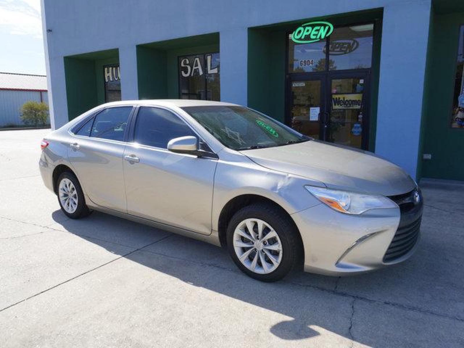 2017 Gold Toyota Camry (4T1BF1FK6HU) with an 2.5L 4Cyl engine, Automatic transmission, located at 6904 Johnston St., Lafayette, LA, 70503, (337) 988-1960, 30.143589, -92.100601 - Prices are subject to change as improvements done by the service dept. Prices are for Cash sales only, Plus TTL. This Vehicle is Serviced well and Warranties Available too. Easy Financing. Drives Great and everything works. Price subject to change as improvements done by the service dept. Easy CR - Photo #2